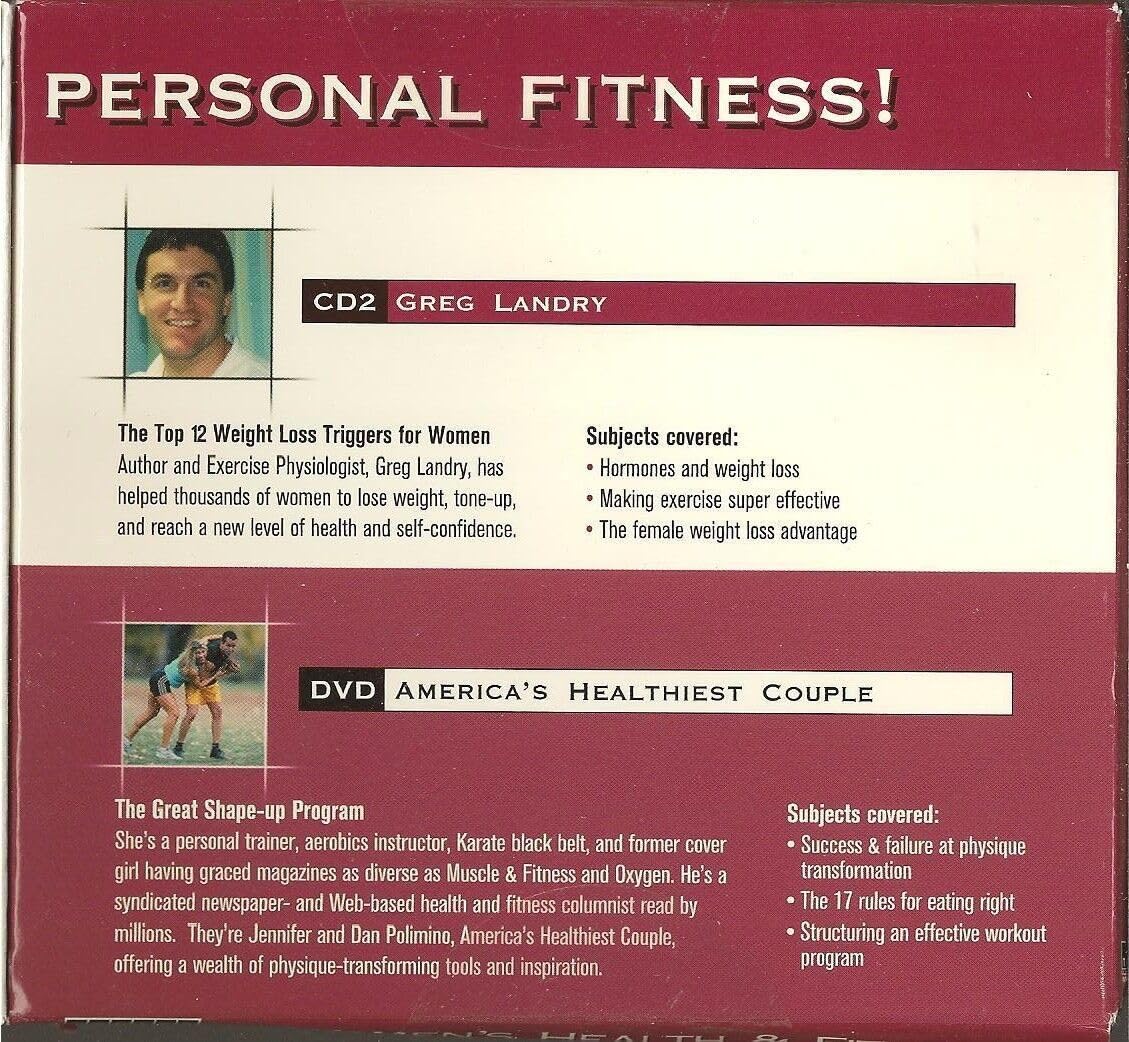 Topics Entertainment Weight Loss & Exercise at Home for Women - 2 Audio CDs + 1 DVD Fitness Bundle | Home Workout Guide for Busy Women, Weight Management & Healthy Lifestyle
