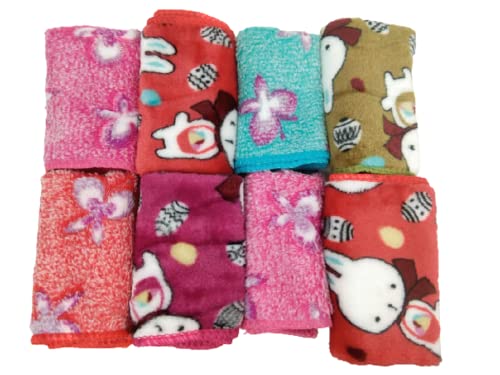 KALPANA Combo 7263 Multicolor Cotton Towel Set - 8 Pack Soft Face, Hand & Bath Towels for Men & Women | Perfect for Gym, Travel & Home Use