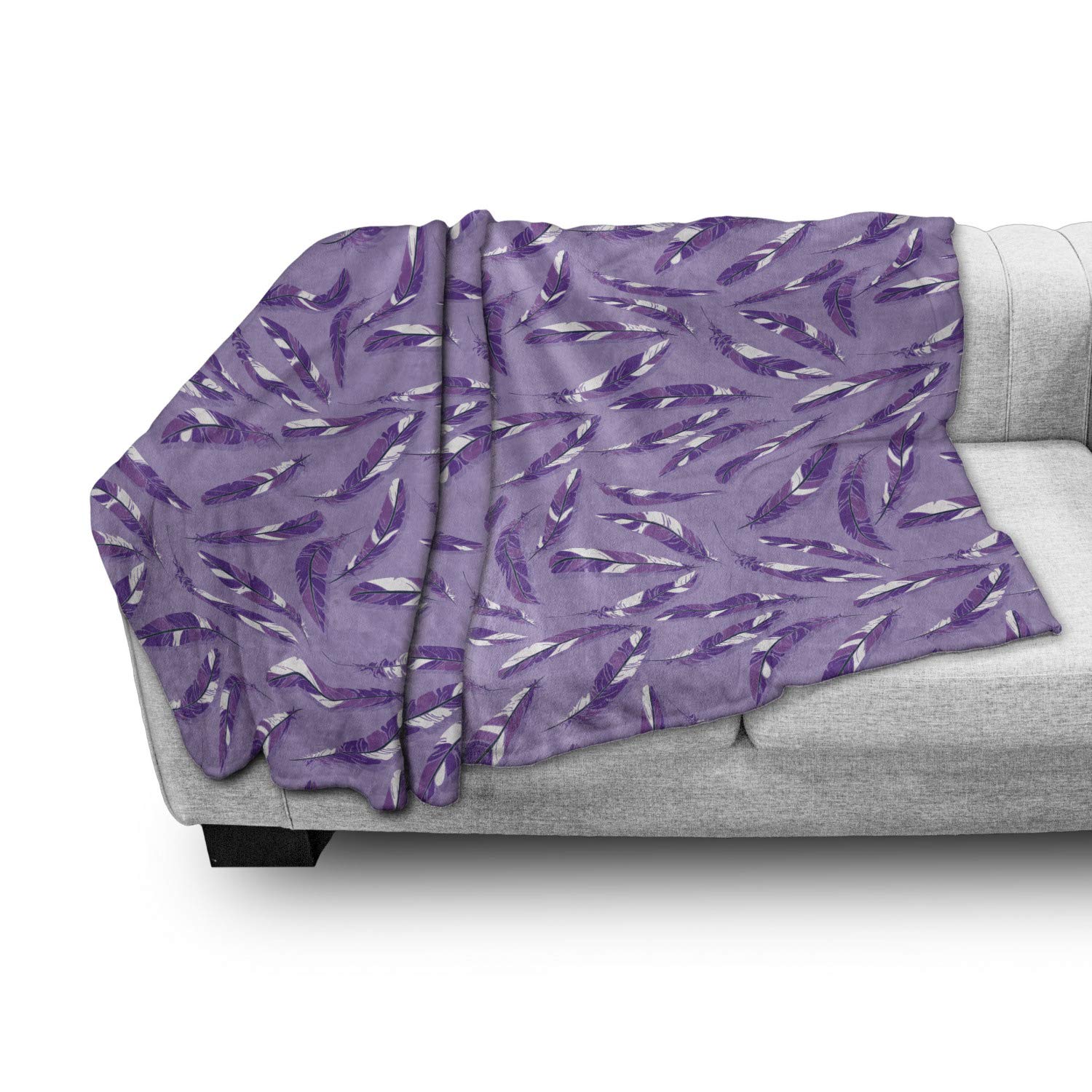 Ambesonne Soft Flannel Fleece Throw Blanket - 60