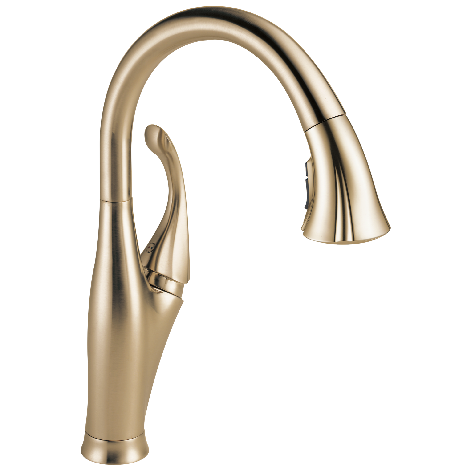 Delta Addison 9192 CZ DST Champagne Bronze Pull-Down Spray Kitchen Faucet - Modern Touchless Design for Easy Cooking & Dishwashing