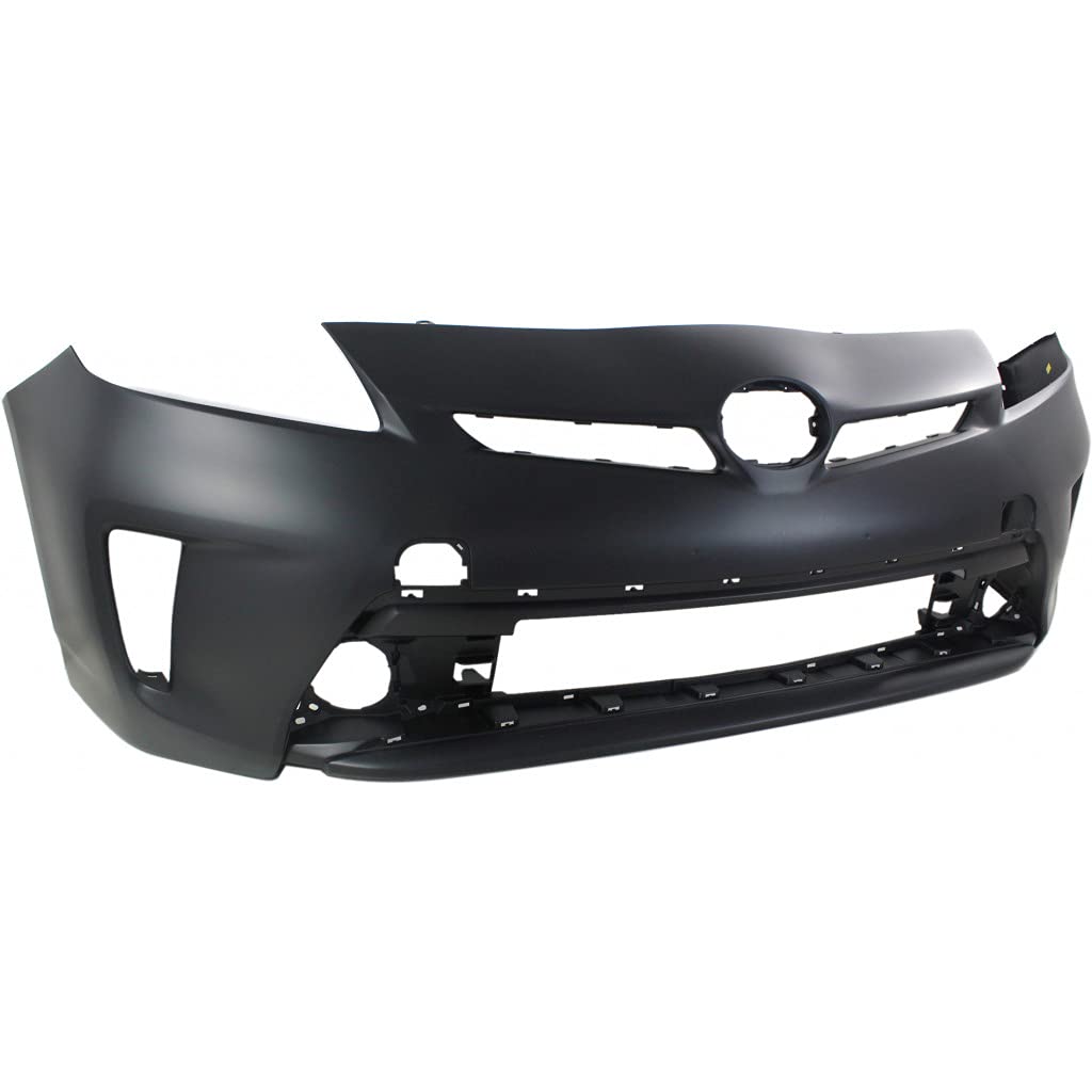 2012-2015 Toyota Prius & Prius Plug-In Front Bumper Cover Replacement - Primed & Ready for Paint | CAPA Certified (TO1000394) | Perfect Fit for 5211947934 | Ideal for Collision Repair & Car Restoration Projects