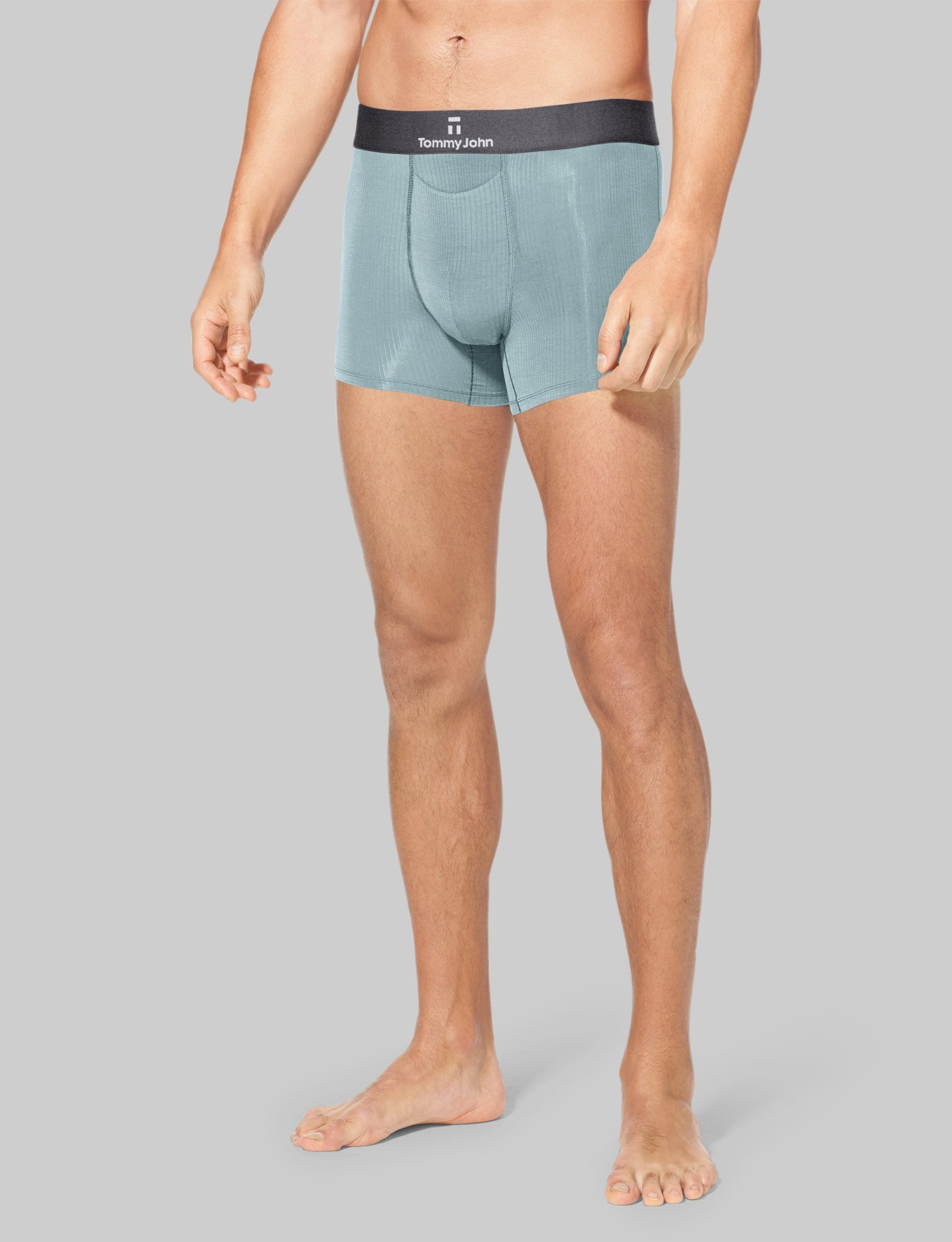Second Skin Luxe Rib Trunk 4-Pack - Ultra Soft Men's Underwear for All-Day Comfort | Perfect for Workout, Lounge & Everyday Wear