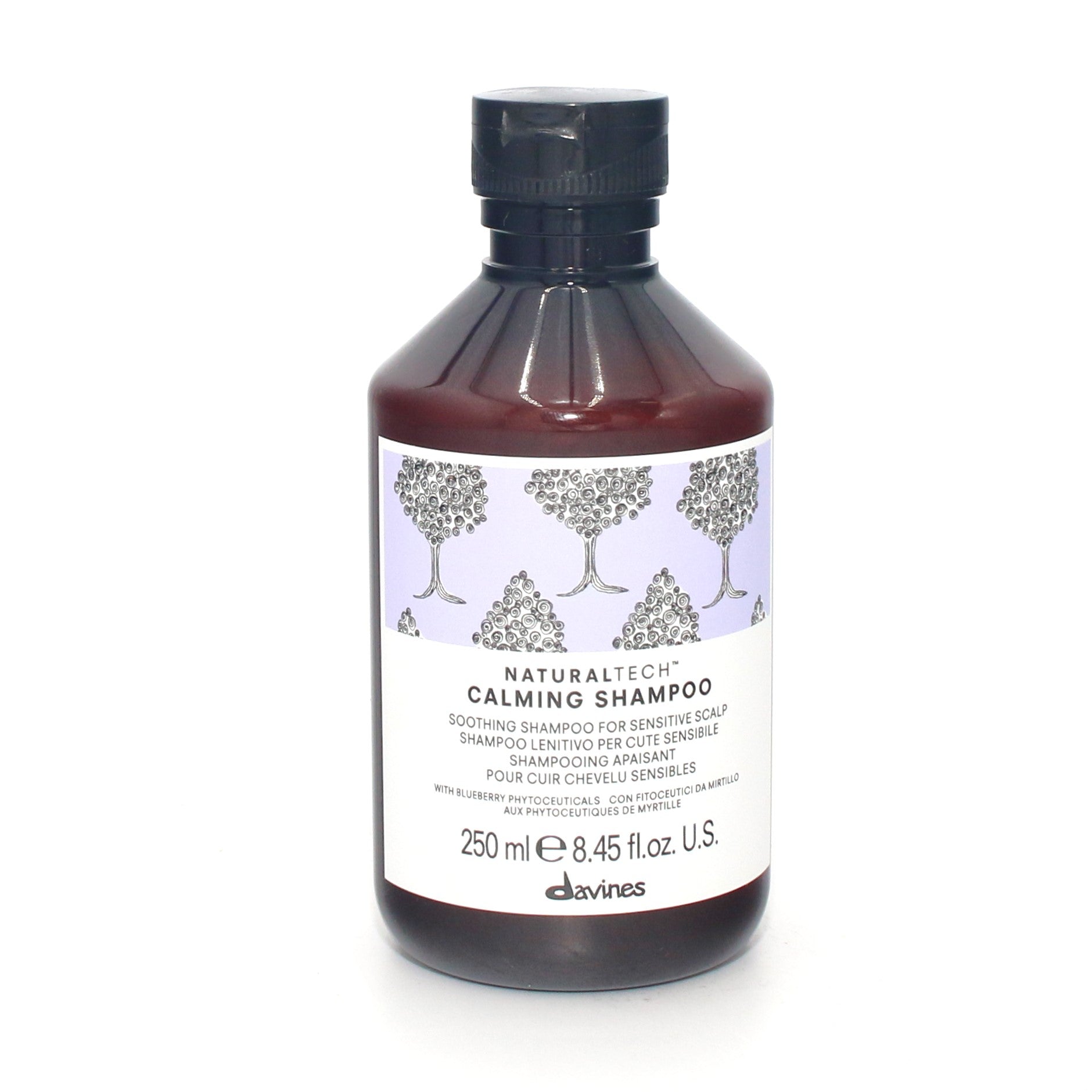 Davines Natural Tech Calming Shampoo for Sensitive Scalp - 8.45 oz Sulfate-Free & Vegan Hair Care - Perfect for Dry, Itchy Scalp Relief & Daily Gentle Cleansing