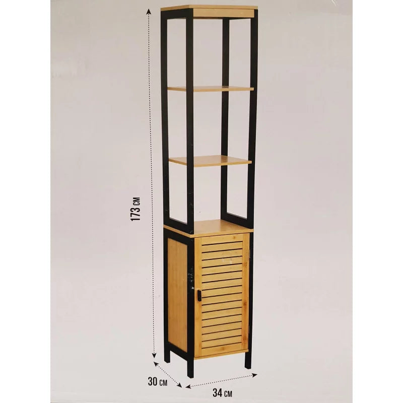 Slim Bamboo Storage Press Organizer for Clothes, Wardrobe, and Drawers - Space Saving Solution for Home, Office, and Travel Organization