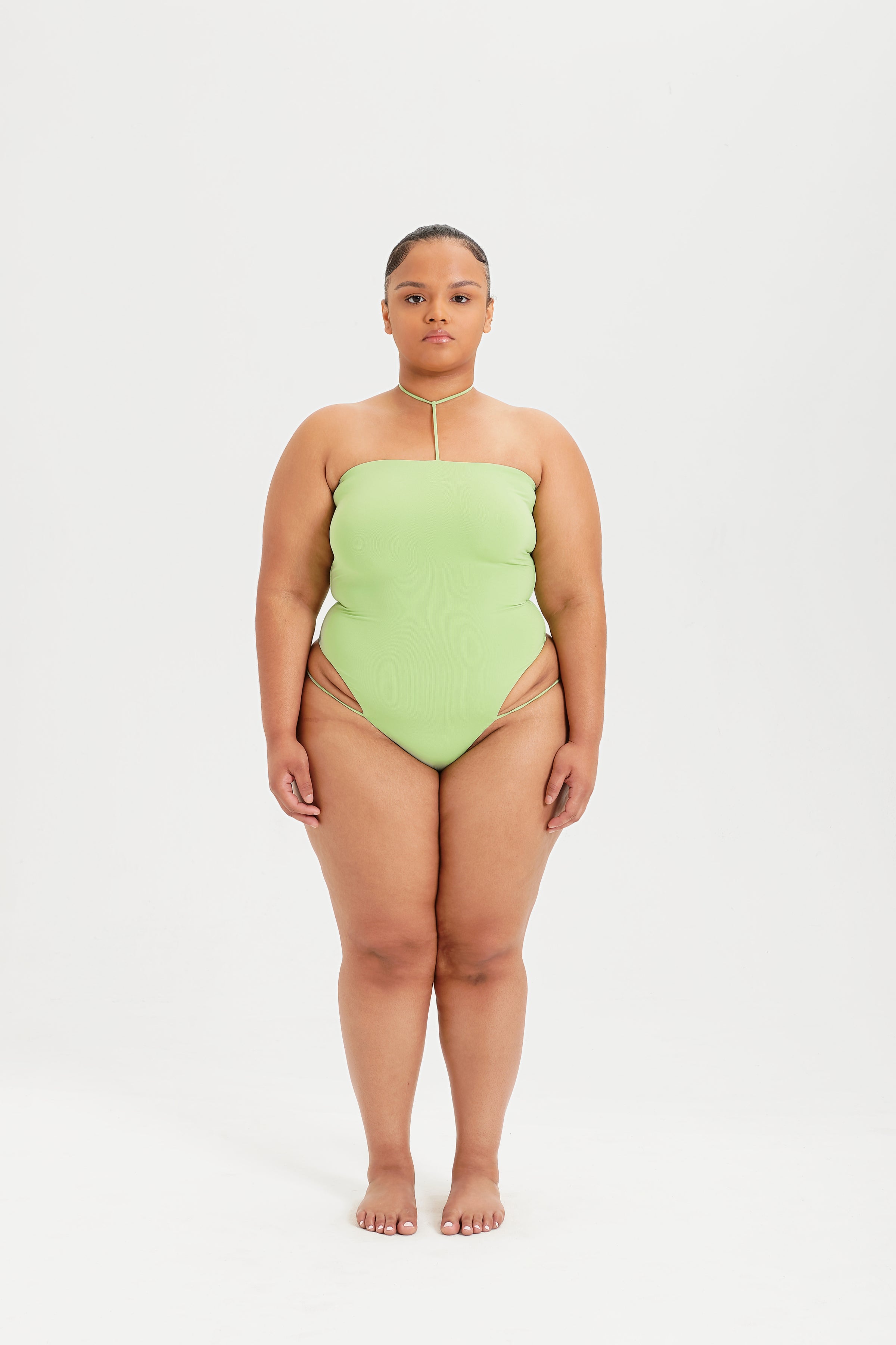 Luna One Piece Swimwear - Stylish Midori Green Bikini Set for Women | Perfect for Beach Vacations, Pool Parties & Summer Getaways
