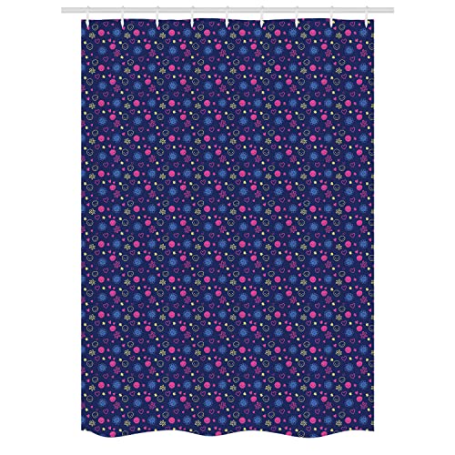 Dark Blue Yellow Pink