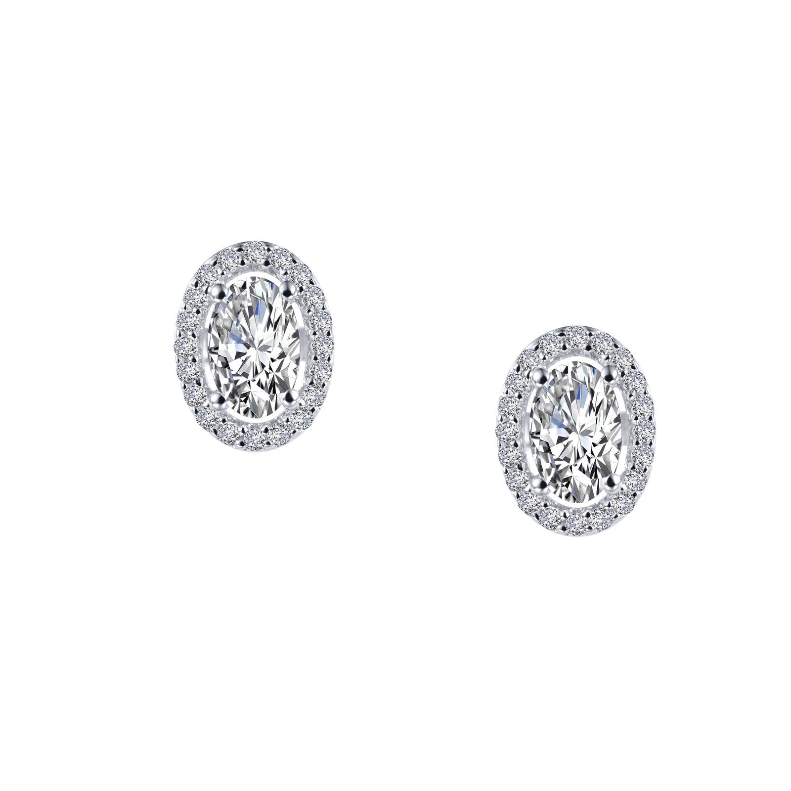 1.26 CTW Diamond Halo Stud Earrings for Women - 14K White Gold Bridal Wedding Jewelry Gift - Perfect for Engagement, Anniversary & Special Occasions