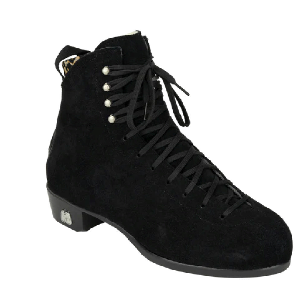 Moxi Jack 2 Black Roller Skate Boot - Premium Quad Skates for Artistic & Derby Skating - Perfect for Indoor Rinks & Outdoor Trails