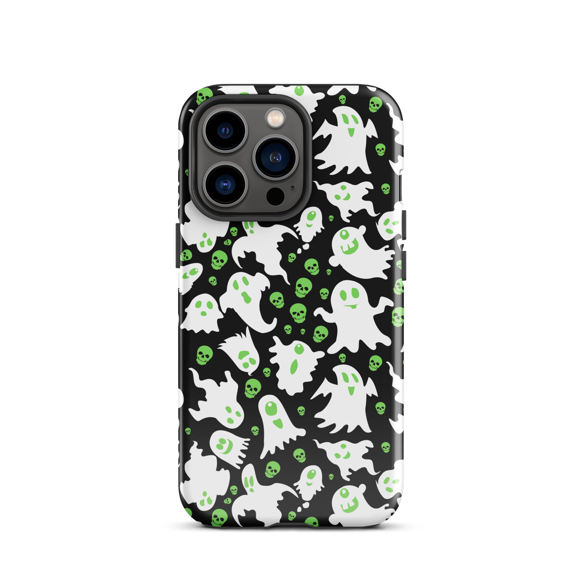 Premium Spooky Specter iPhone Case - Durable & Stylish Ghost Design for iPhone 14/13/12/11 Pro Max - Perfect for Halloween, Cosplay & Themed Parties