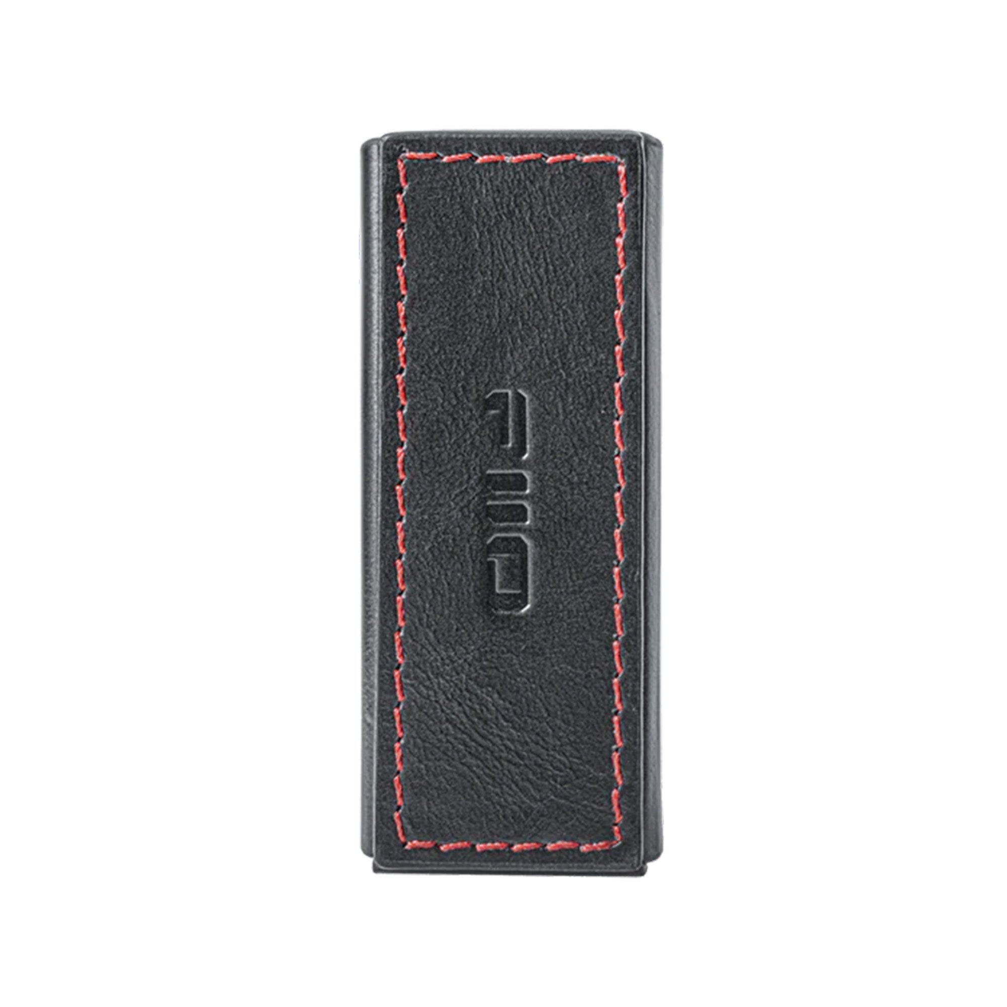 FiiO KA5 Premium Black Leather Case for Portable Headphone Amplifier - Perfect for Travel, Commuting & Audiophile Enthusiasts