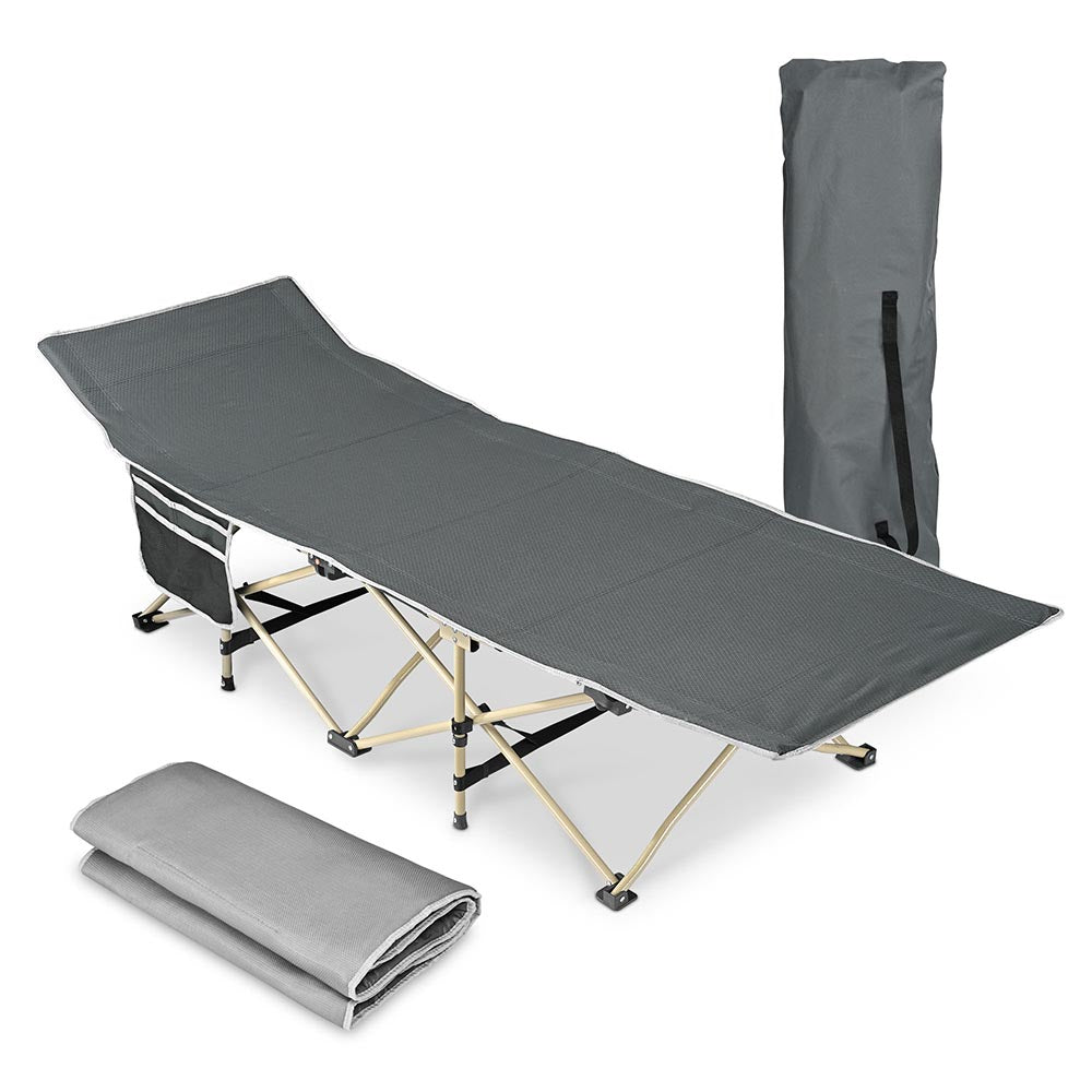 TheLAShop Portable Folding Cot with Carry Bag - Lightweight Camping Bed for Adults, Hiking, Backpacking & Outdoor Adventures - Perfect for Camping Trips, Beach Lounging & Guest Bed