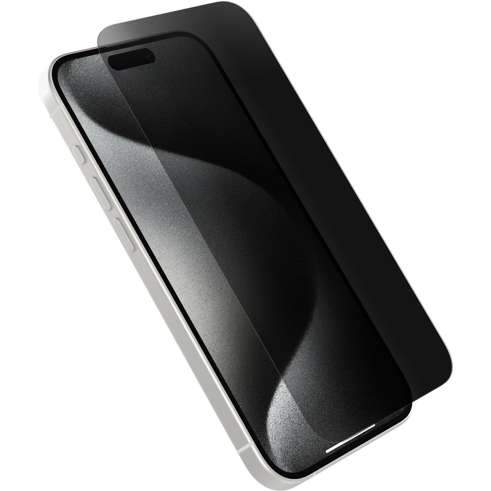 OtterBox Premium Pro Privacy Glass Screen Protector for iPhone 15 Pro - 9H Tempered Glass with Superior Scratch & Drop Protection (6ft), Anti-Spy & Antimicrobial - Perfect for Work, Travel & Privacy Protection