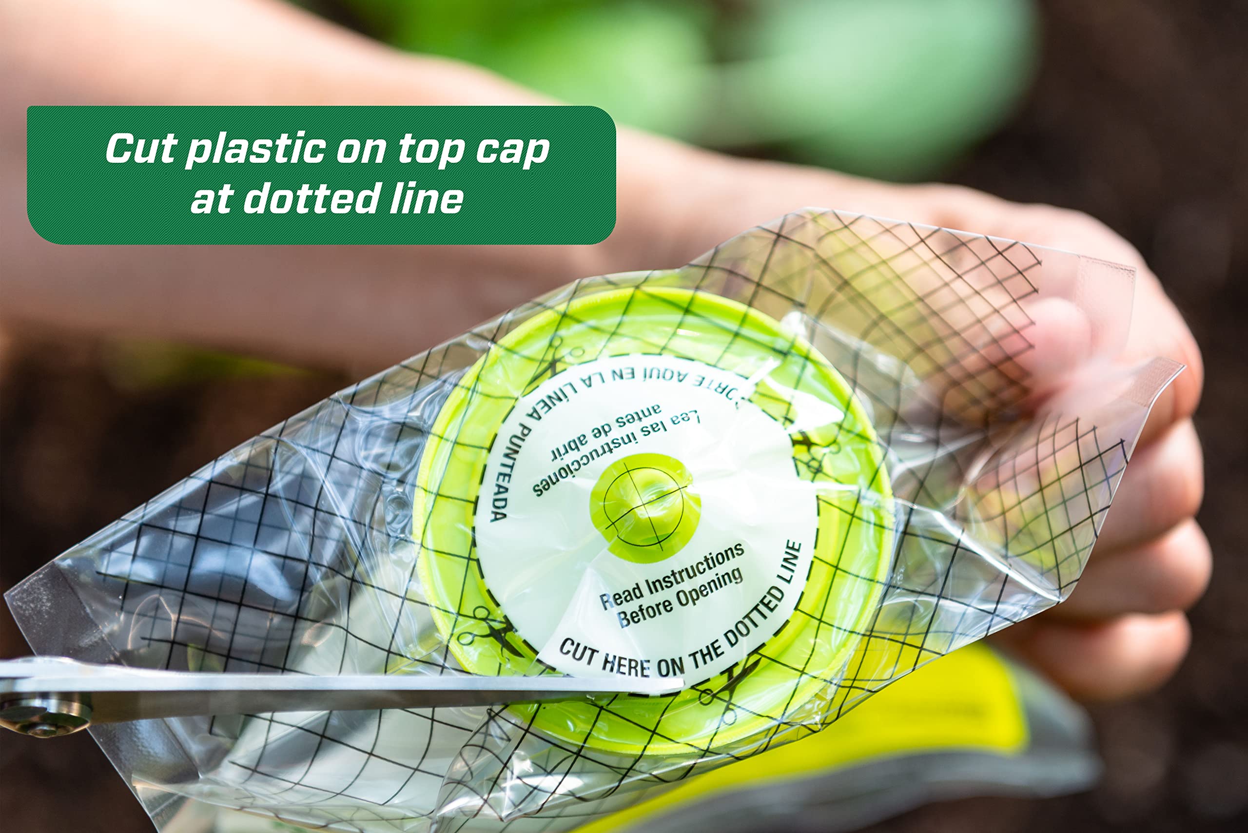 RESCUE! Disposable Yellowjacket Trap - Mountain & Pacific Formula - 24 Traps for Outdoor Pest Control | Effective Wasp & Hornet Catcher for Patio, Garden, and Camping Areas