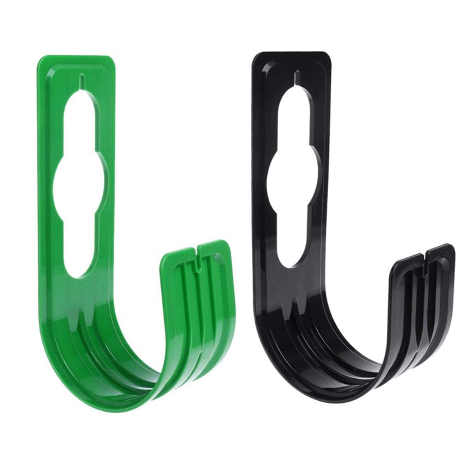 2 Pack Garden Hose Holder Wall Mount - Heavy Duty Hose Hanger for Outdoor Watering, Storage Hook and Reel Organizer - Perfect for Garage, Yard, and Garden Hose Pipe Management