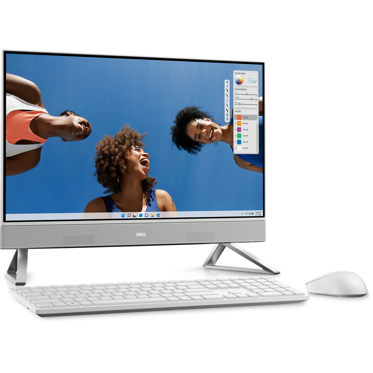 Dell C24250 All-in-One Desktop Computer - 24 Inch FHD Display, Intel Core i5, 8GB RAM, 512GB SSD - Perfect for Home Office, Business & Remote Work