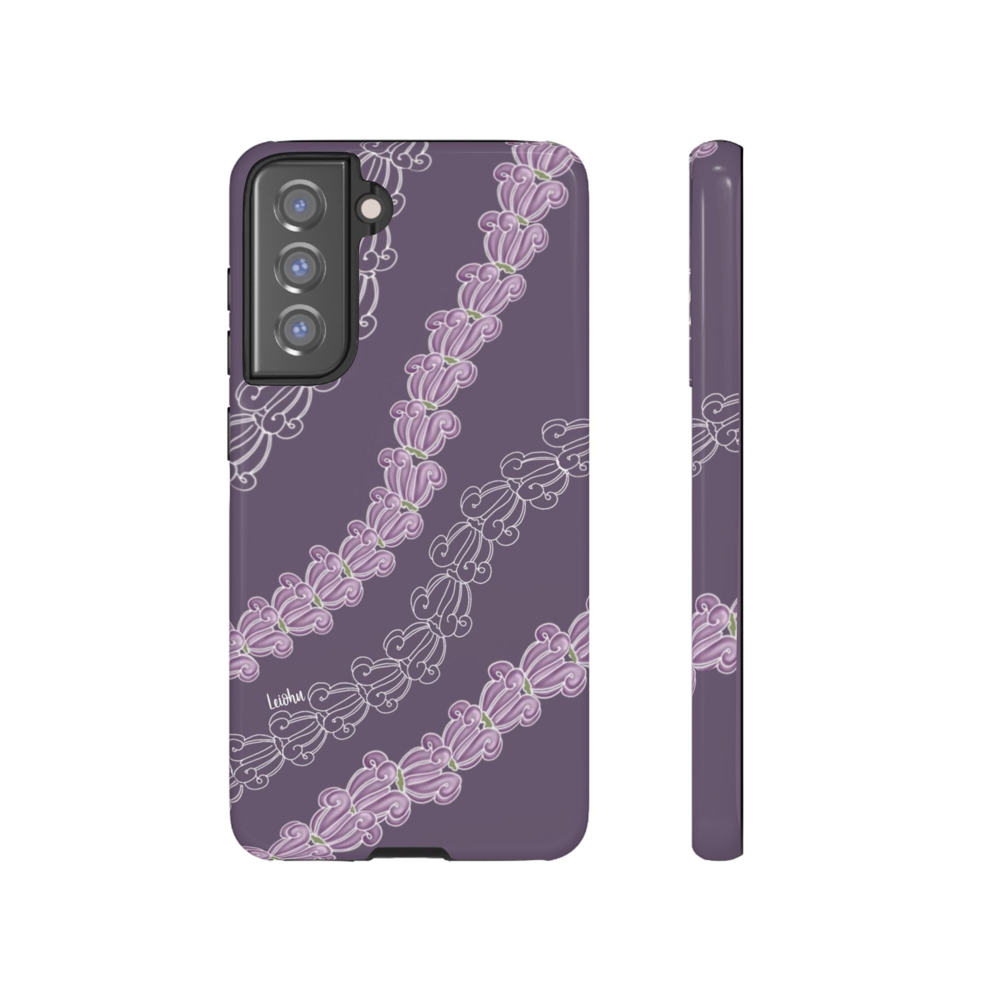 Samsung Galaxy Phone Case with Crown Lei Design - Durable Protective Cover for Samsung Galaxy Series | Perfect for Hawaiian Parties, Luaus, and Tropical Themed Events