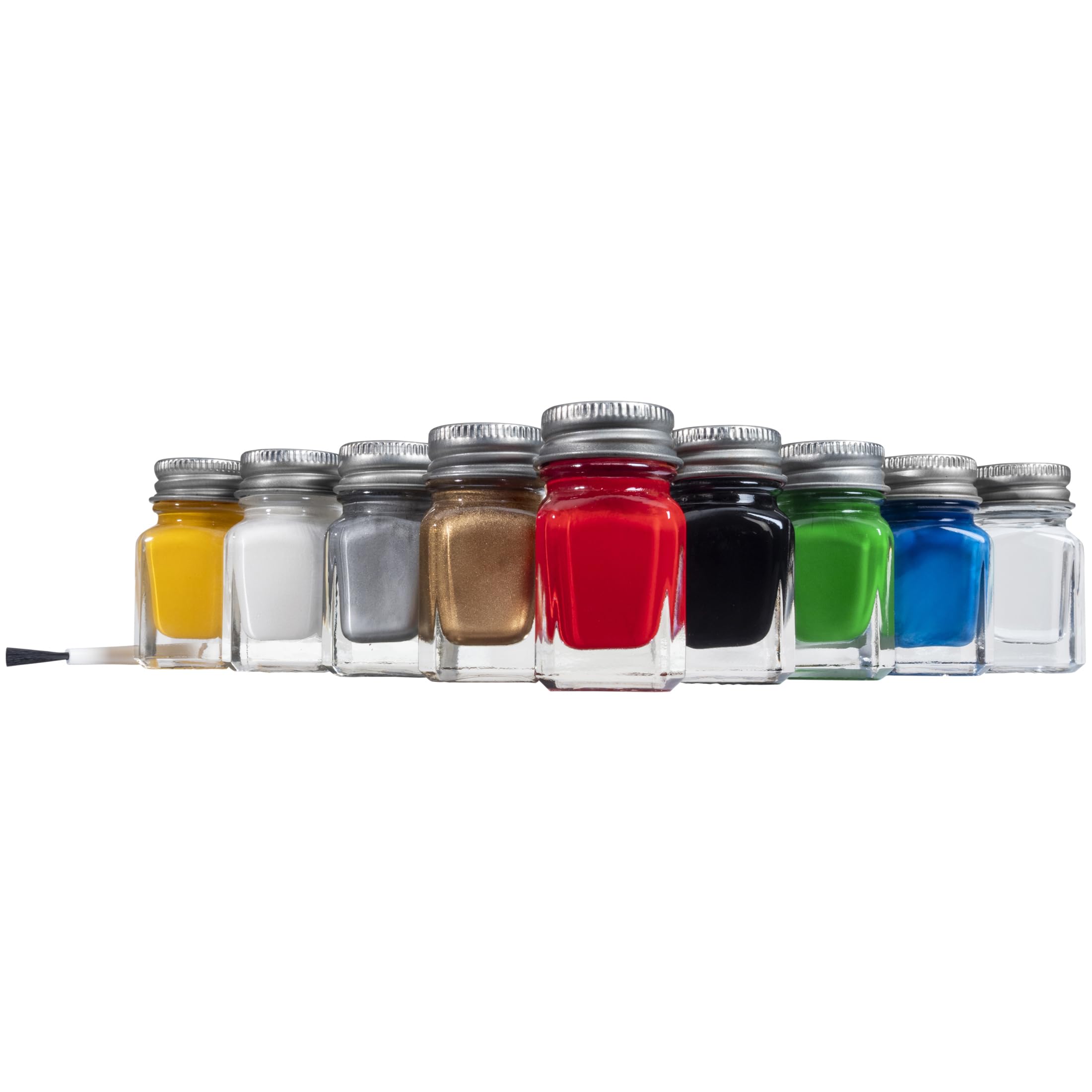 Testors 281231 Enamel Paint Set - 10 Piece Model Paint Kit for Hobby, Crafts & DIY Projects - Perfect for Miniatures, RC Cars & Plastic Models