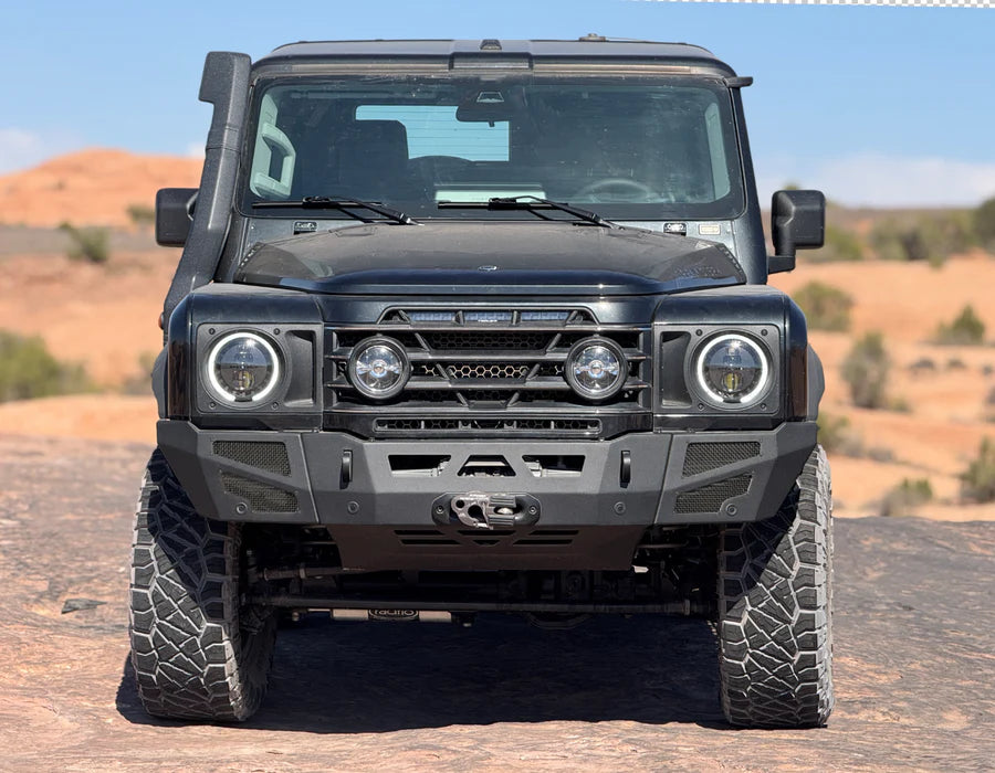 Owl Highline Winch Front Bumper for 2023+ Ineos Grenadier | Heavy Duty Off-Road Bumper with Winch Mount | Perfect for Overlanding & Off-Road Adventures