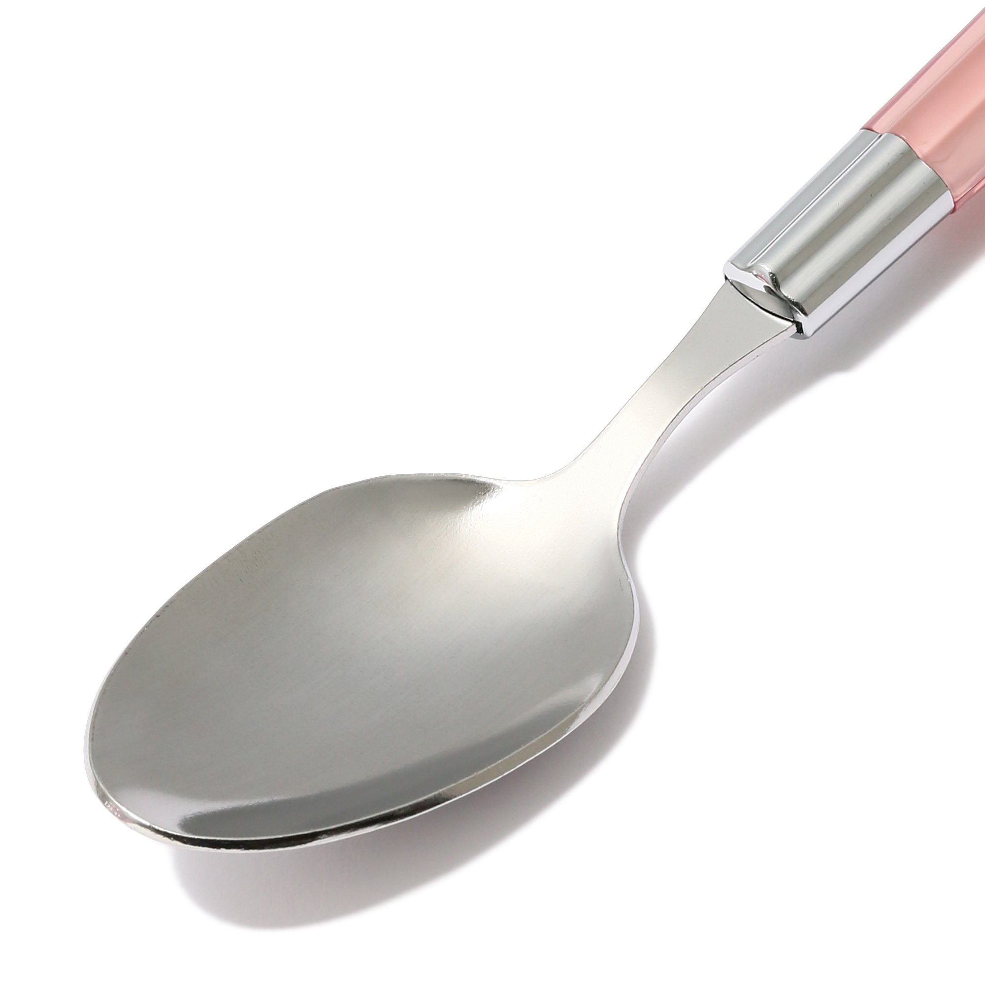 Connie Cutlery Set - 8-Piece Stainless Steel Knife Set with Layered Pink Handle - Perfect for Kitchen, Dining, and Gift Giving