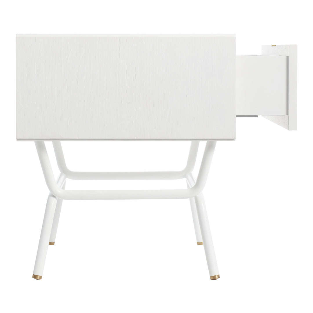 Modern Blu Dot Dang Nightstand - Minimalist Bedside Table with Storage Shelf | Perfect for Small Spaces, Bedrooms & Apartments