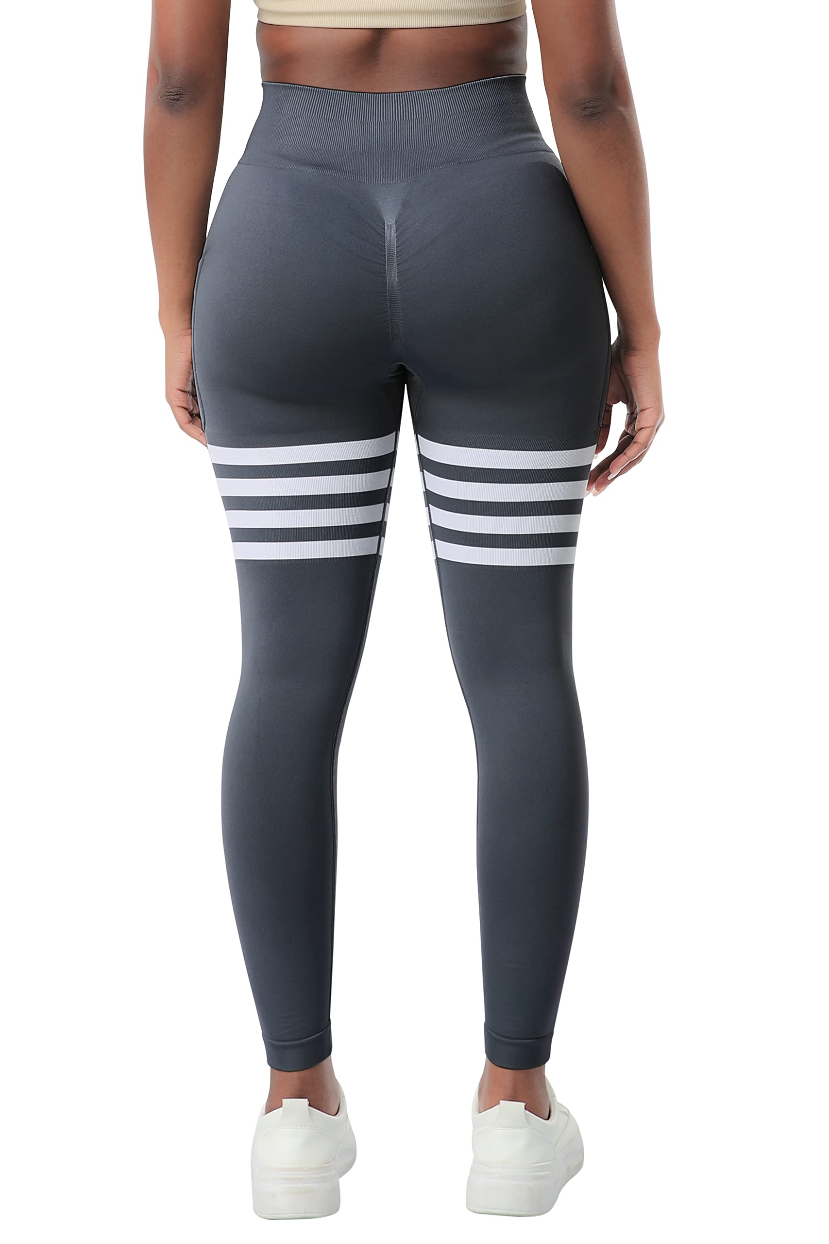 AGROSTE Women's Seamless Scrunch Butt Lifting Yoga Pants - High Waisted Workout Leggings for Gym, Running & Fitness | Perfect for Yoga, Pilates & Lounge Wear