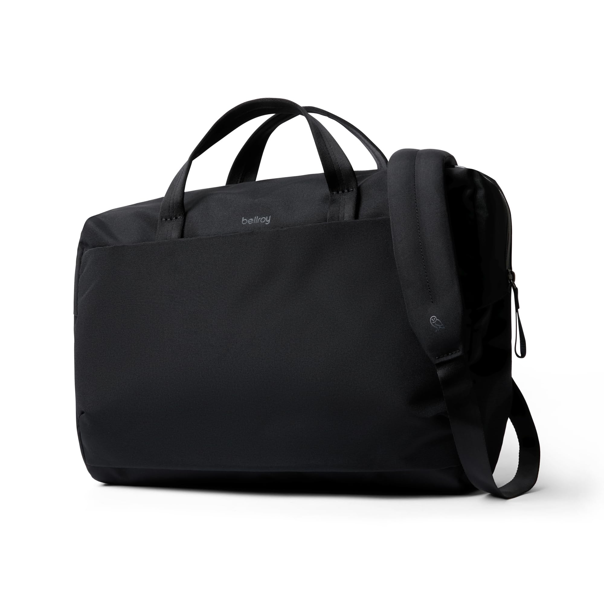 Bellroy Via Work Bag 14L Laptop Messenger Bag for Men & Women - Durable Water-Resistant Black Business Backpack for Work, Commute & Travel
