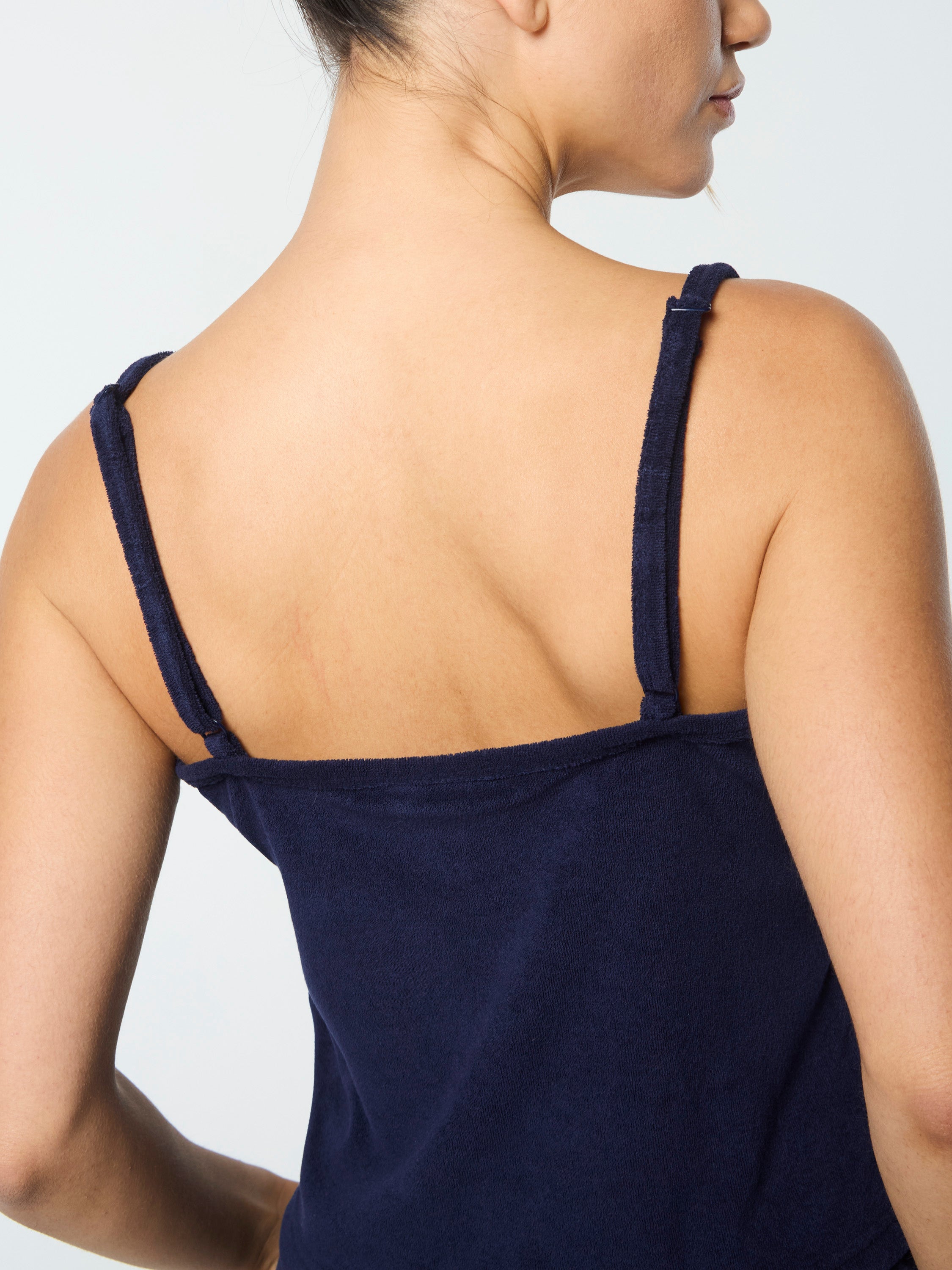 Edda Women's Tank Top in Maritime Blue - Soft Breathable Casual Summer Top for Beach, Yoga & Everyday Wear