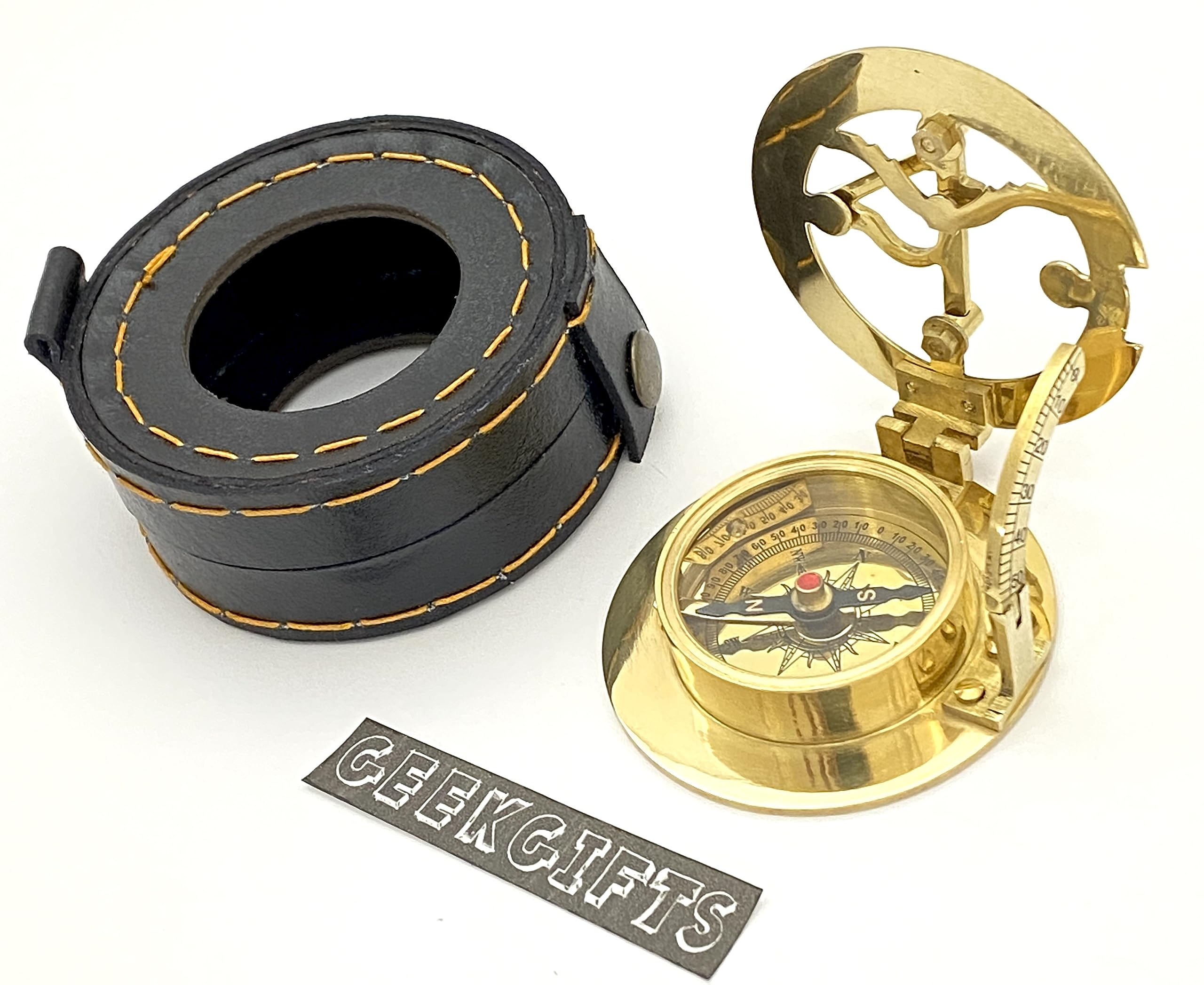 Engraved Sundial Compass Gift for Son - Graduation, Birthday, Christmas