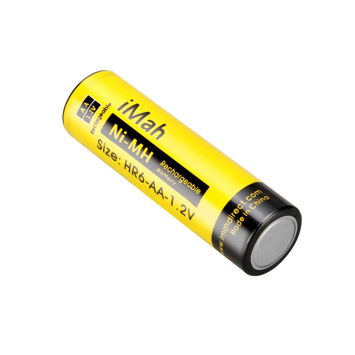 iMah HR6 AA Rechargeable Batteries 800mAh 1.2V Ni-MH - Solar Lights & Outdoor Garden Pathway Lamps Replacement - Pack of 8 - Perfect for Landscape Lighting, Backyard Decor & Nighttime Safety