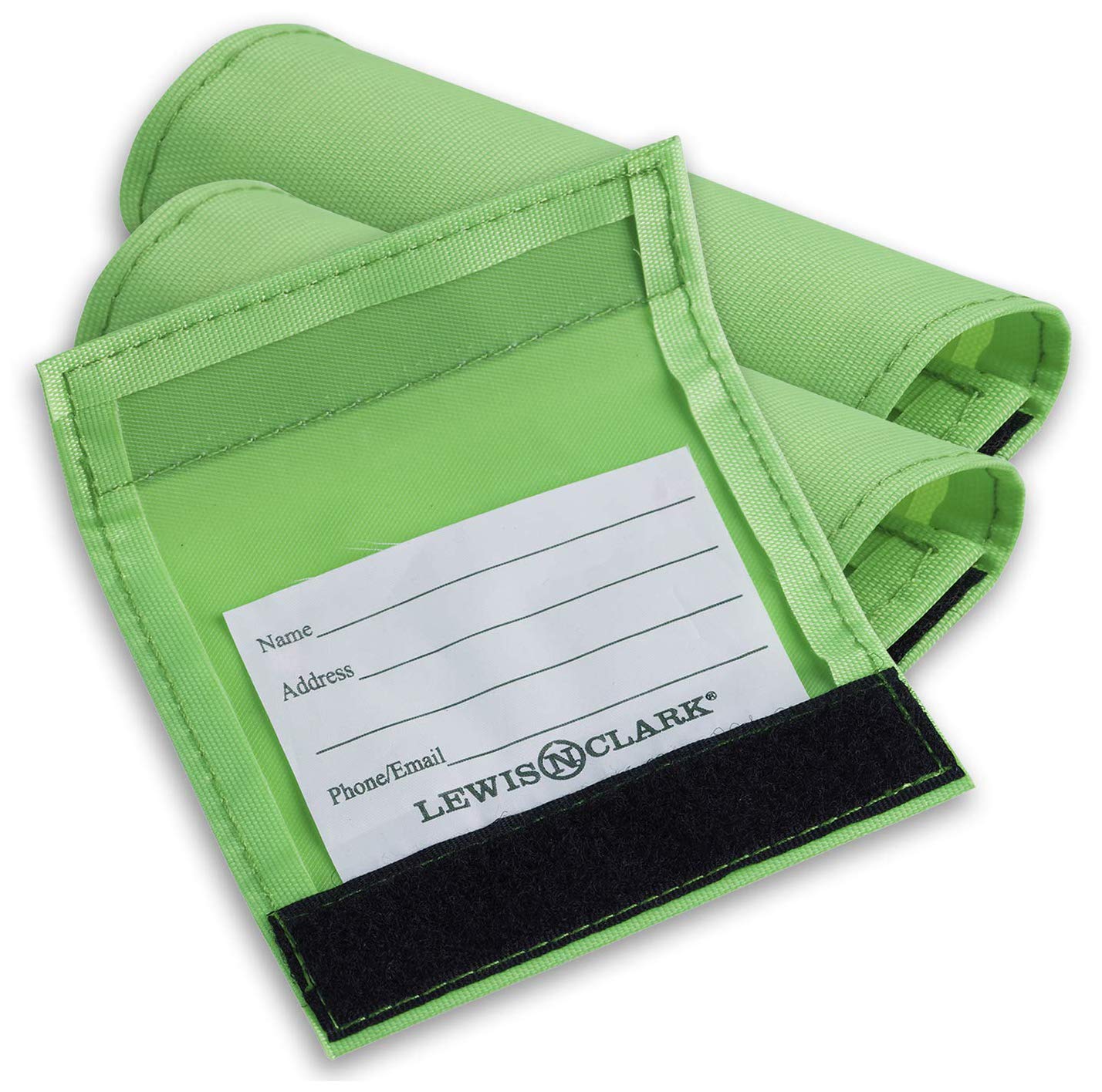 Lewis N. Clark 3-Pack Luggage ID Handle Wraps - Green Travel Accessories for Suitcase Identification & Organization - Perfect for Airports, Hotels & Business Trips