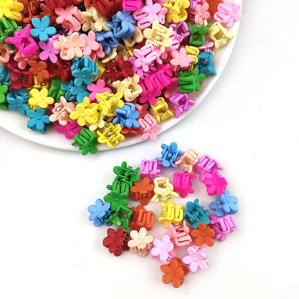 50Pcs Mini Hair Claw Clips for Baby Girls & Toddlers - Cute Hair Accessories for Kids, Teens & Children - Perfect for School, Parties & Daily Styling