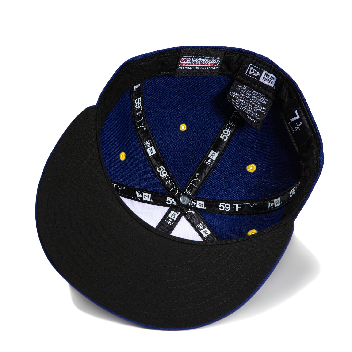 New Era 59Fifty St Paul Saints Fighting Saints Rail Baseball Cap - White & Royal Blue Adjustable Snapback Hat for Men | Perfect for Baseball Games, Sports Events & Streetwear Fashion