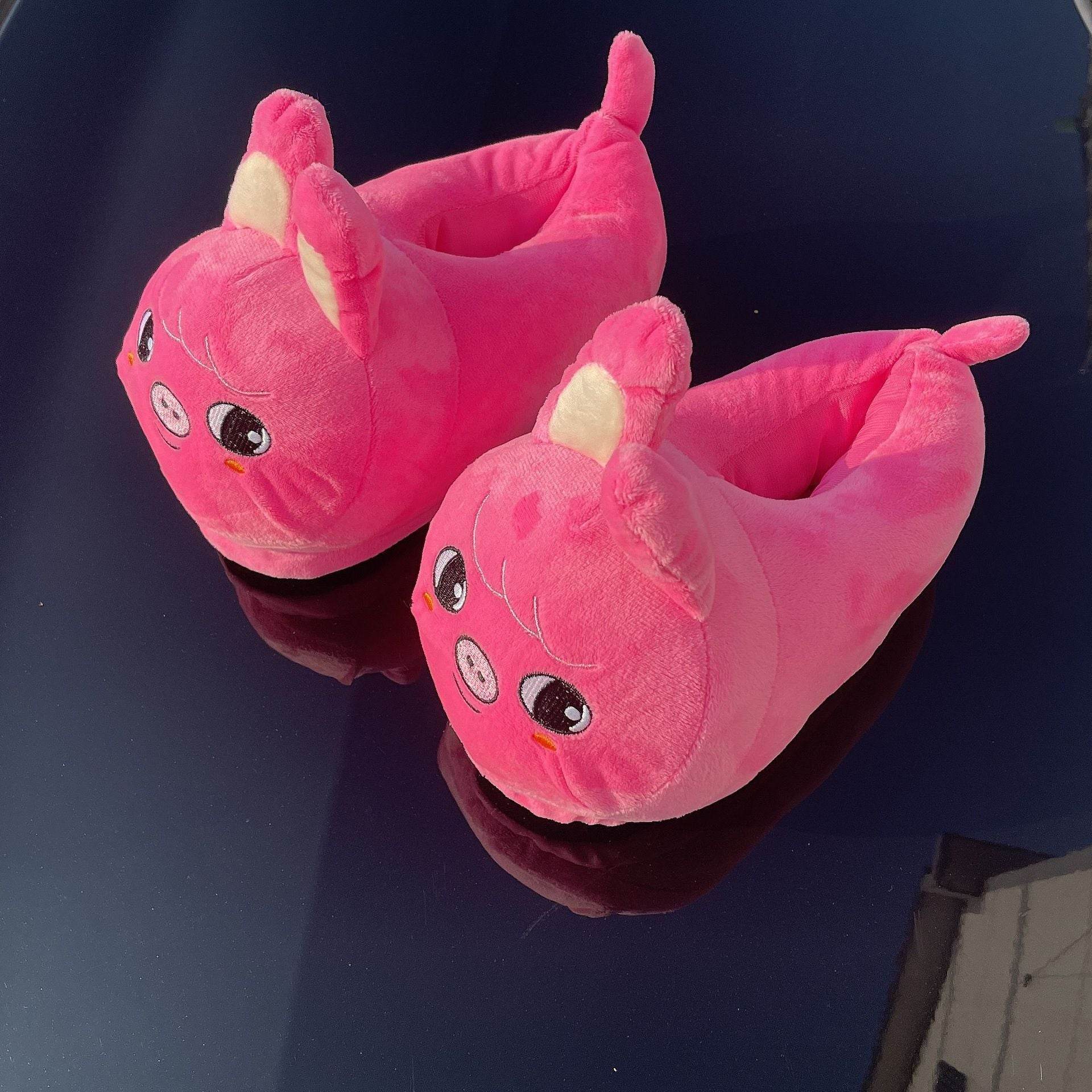 Soft Plushie Paws - Cute Kawaii Cozy Slippers for Women & Girls | Warm Fuzzy House Shoes for Indoor Comfort, Lounge Wear, and Anime Cosplay