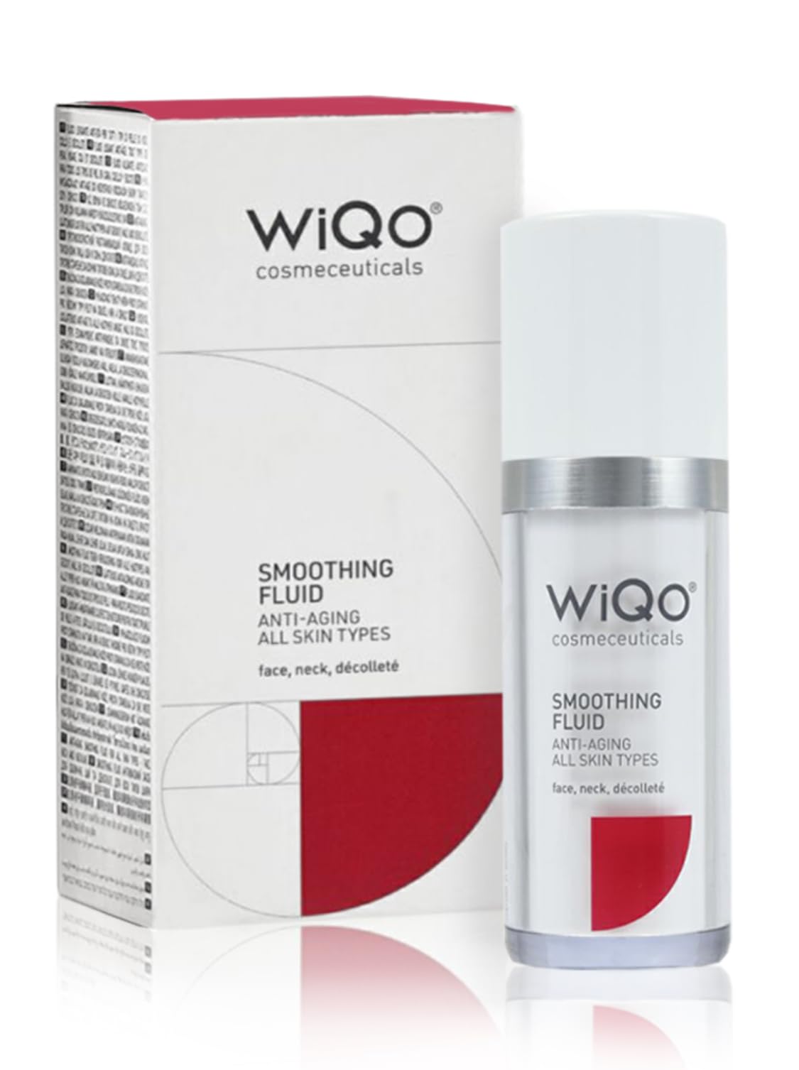 WiQo Med Professional Smoothing Facial Fluid & Retinol Eye Mask Set - Anti-Aging Cream for Dry & Normal Skin, 30ml + Eye Treatment (Exp 01/2027) | Daily Skincare Routine for Youthful Glow