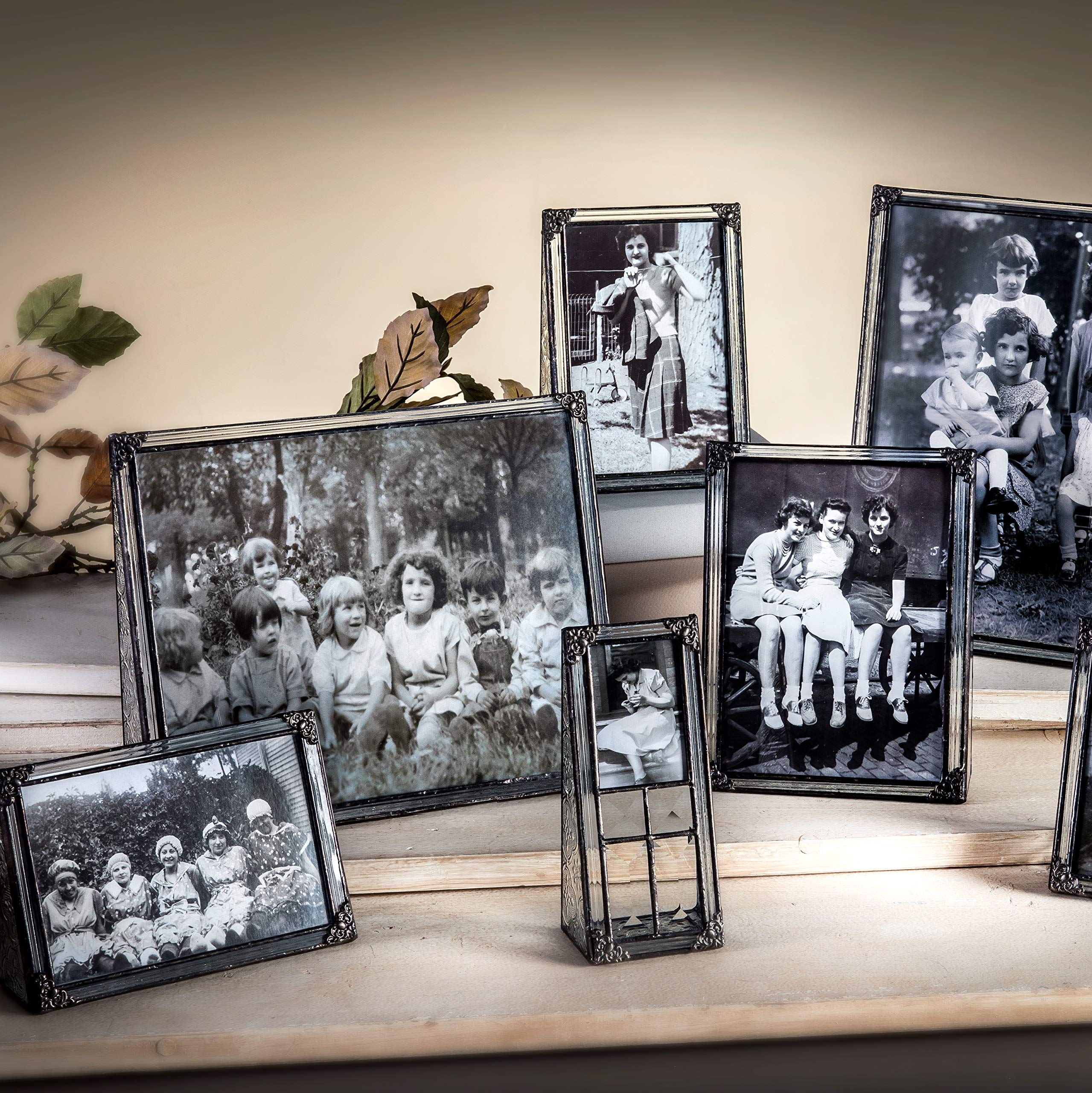 4x6 Picture Frame - Clear Glass Wedding & Family Photo Frame for Home Décor