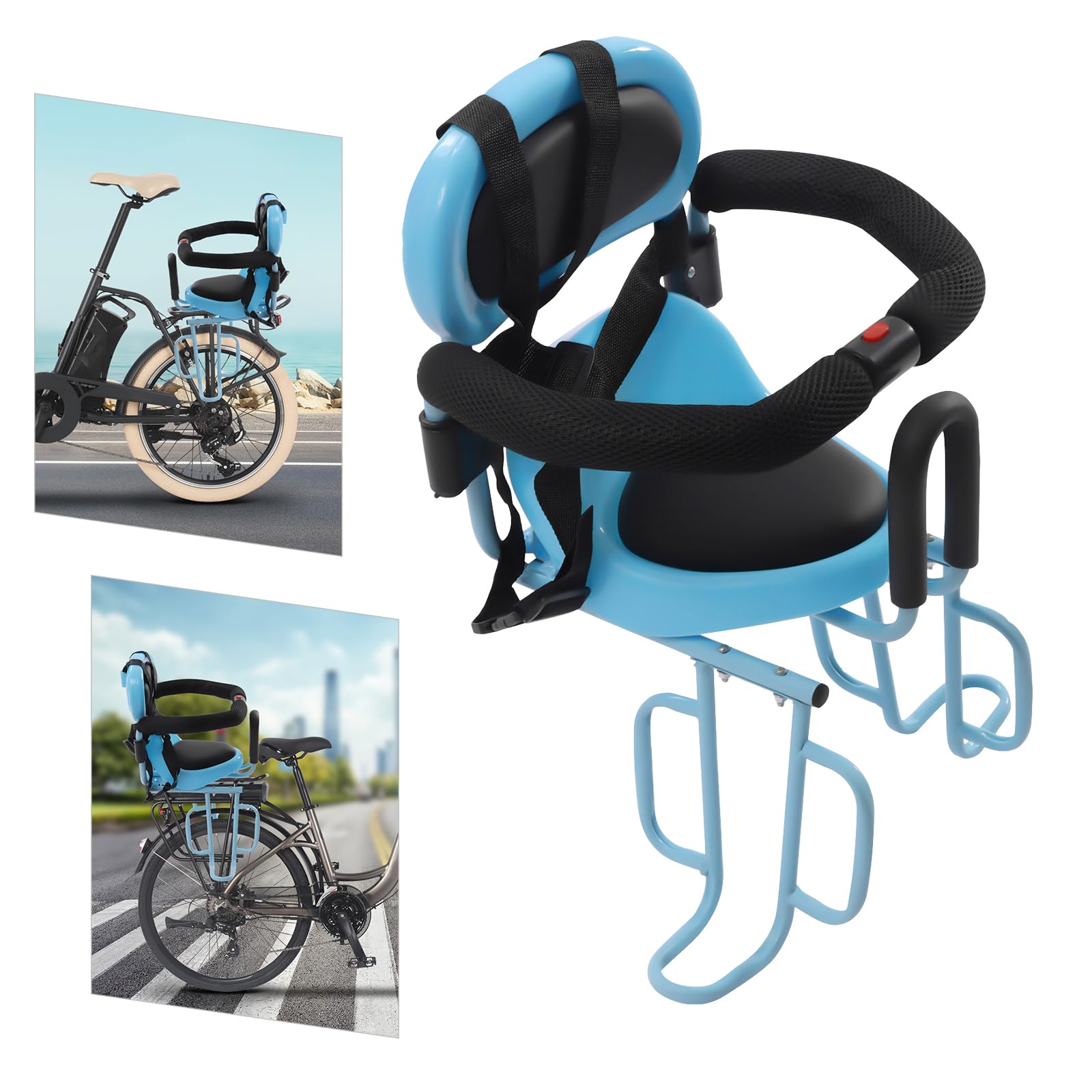 Rear Mount Baby Bike Seat for Kids 6 Months to 6 Years - Safe & Comfortable Toddler Child Seat for Adult Bicycles - Perfect for Family Rides, Commuting & Outdoor Adventures