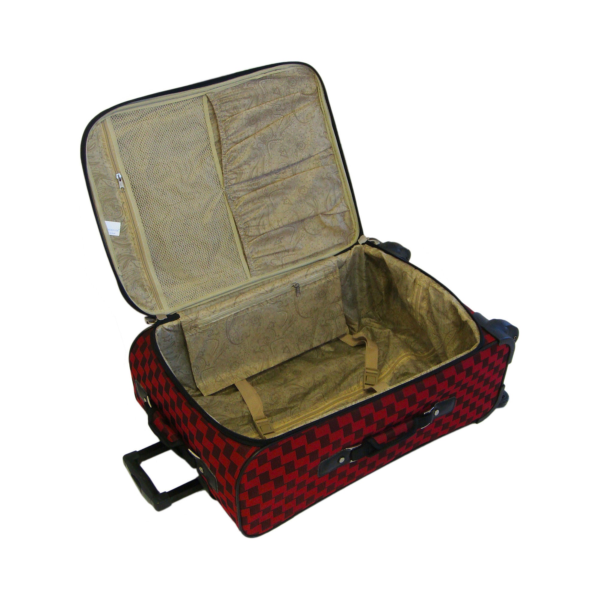 American Flyer 85400 5-Piece Spinner Luggage Set - Red Madrid Style, Lightweight & Durable Suitcase for Travel, Business Trips & Family Vacations