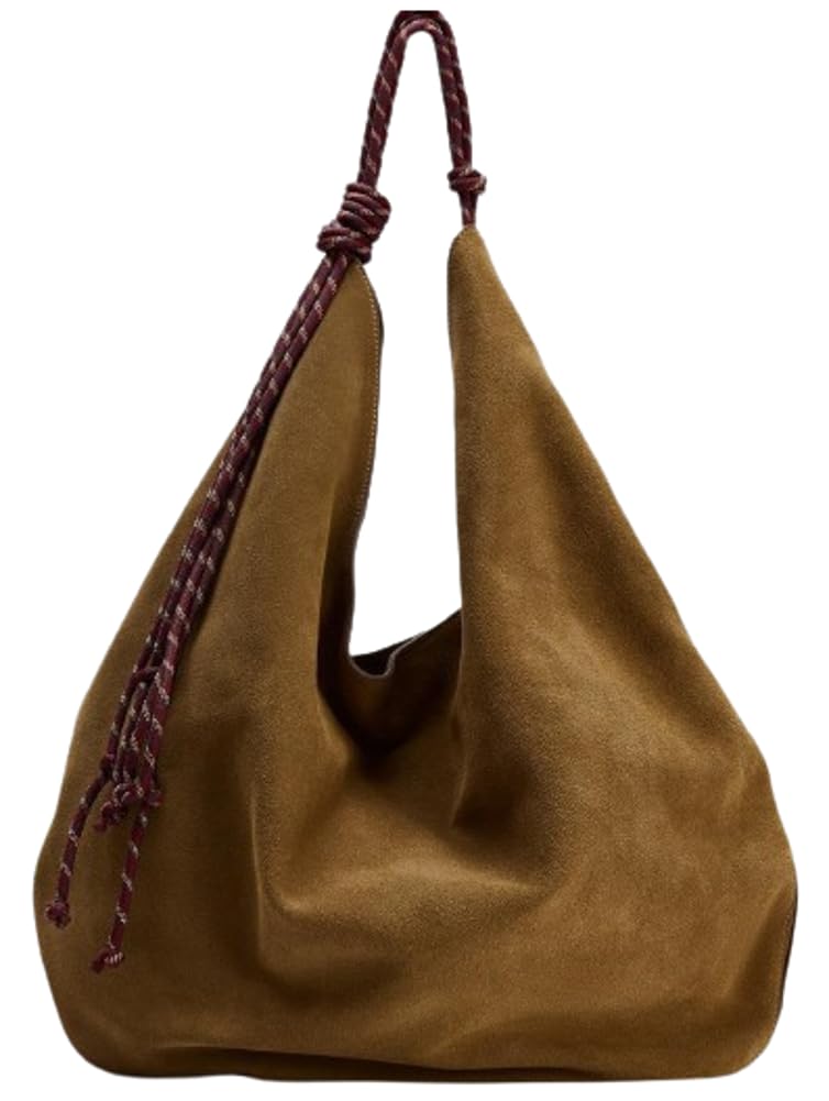 Trendy Women's Suede Hobo Bags - Large Crossbody Shoulder Purse, Slouchy Top Handle Tote Handbag for Work, Travel & Everyday Use | Cute Satchel Bag for Casual Outings & Shopping