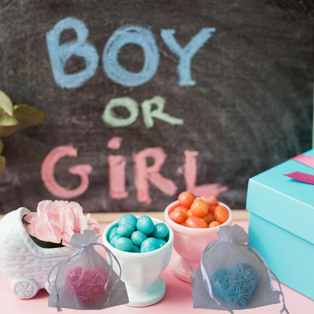 Luxury Glycerin Soap with Rose Essential Oil - 6 Pack for Baby Showers, Gender Reveals, Weddings, Quinceañeras, Birthdays & Celebrations | Perfect Party Favors & Thoughtful Gifts