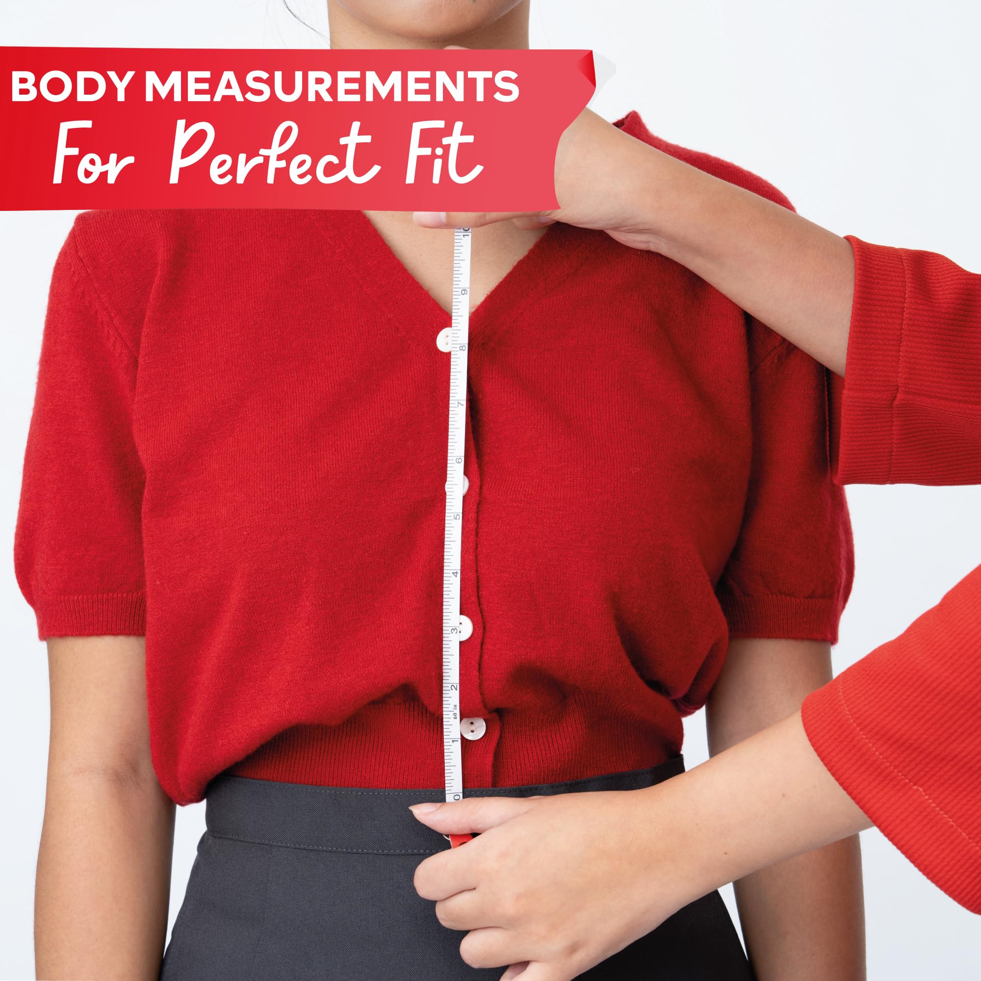 XFasten Retractable 60-Inch Sewing Tape Measure 3-Pack - Soft Body Measuring Tape for Clothing, Fabric & Tailoring - Perfect for DIY Sewing, Dressmaking & Body Measurements