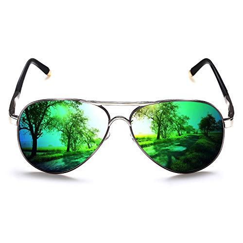 Ruthenium Frame/Green Lens