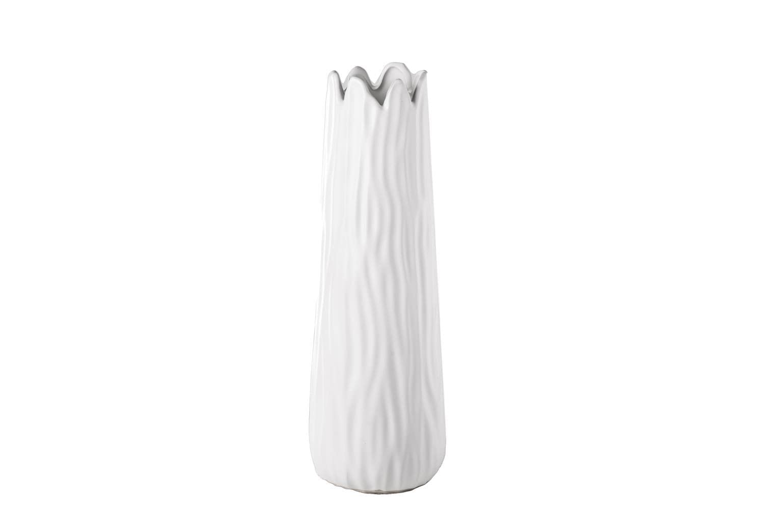 Elegant Ceramic Tall Round Vase for Home Decor - Perfect for Floral Arrangements and Living Room Centerpieces