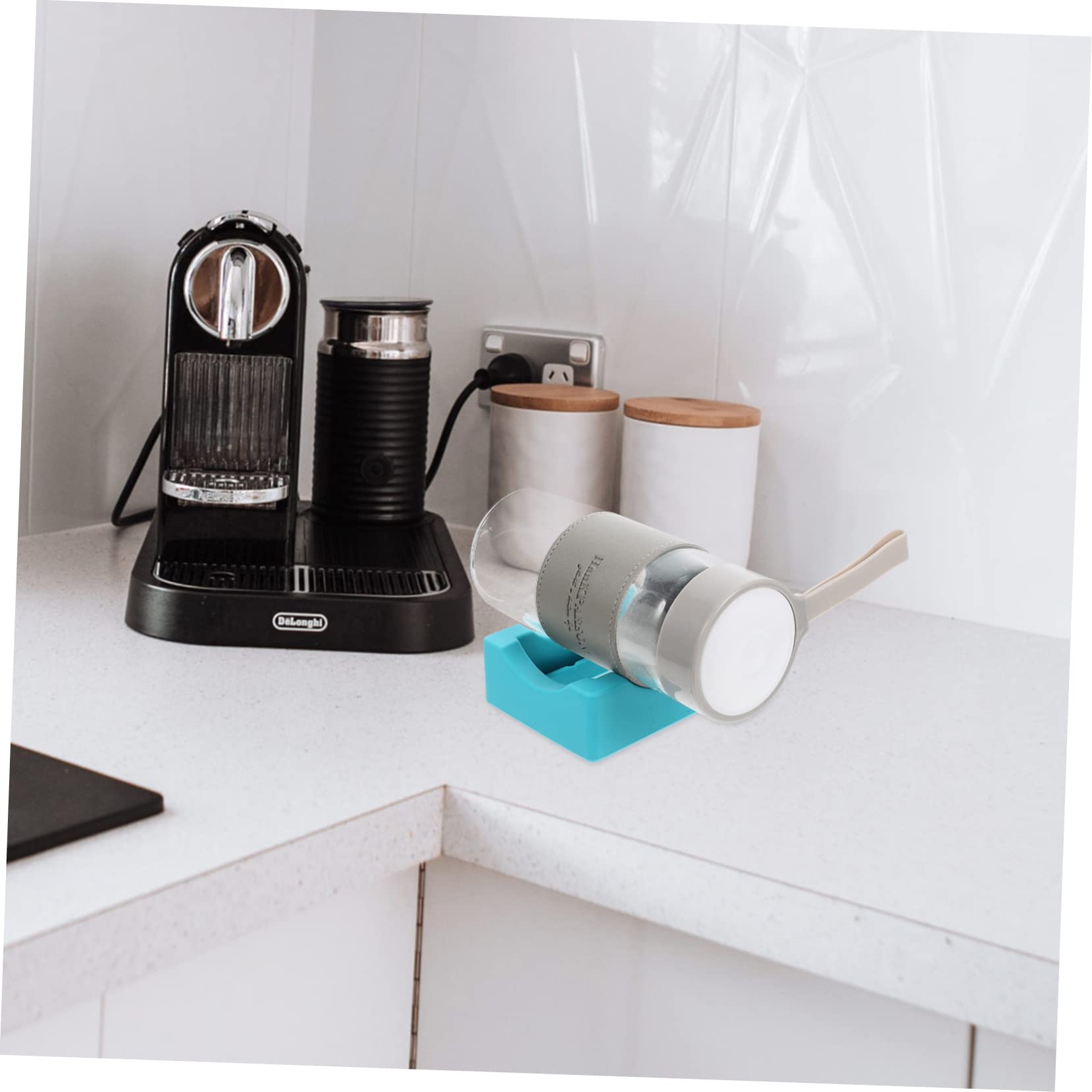 SEWOART Silicone Cup Holder for 20-30oz Tumblers - Reusable, Non-Slip Tumbler Cradle for Car, Desk & Home - DIY Craft Supply, Compact Cup Organizer for Yeti, Stanley & Hydro Flask - Perfect for Office, Travel & Camping