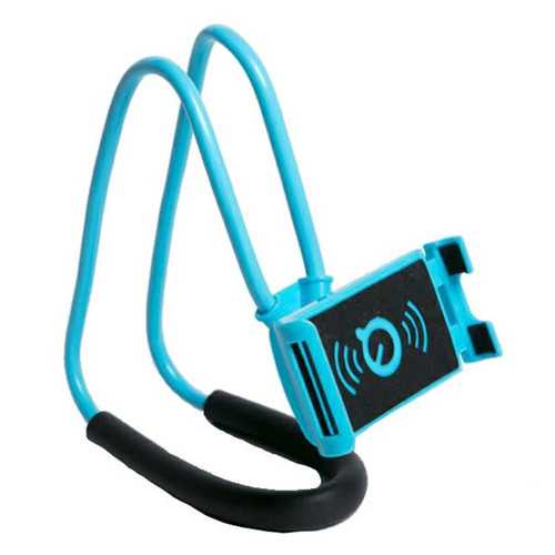 Bakeey 360° Rotating Phone Stand Holder - Adjustable Neck, Waist & Desktop Mount for Xiaomi, iPhone, iPad - Perfect for Cooking, Gaming & Office Work