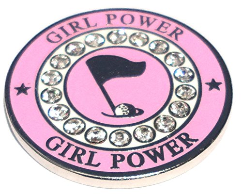 Crystal Golf Ball Marker & Magnetic Hat Clip for Women - Perfect for Golf Accessories & Gifts