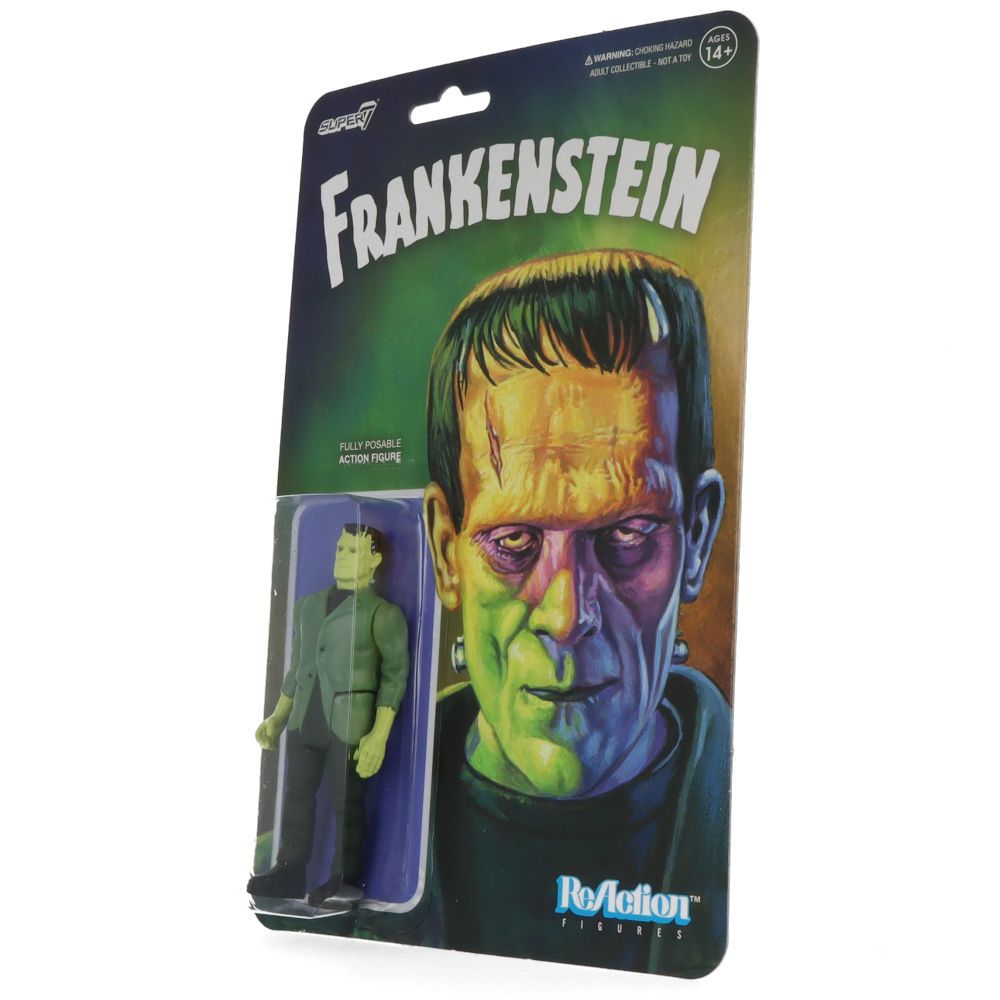 Universal Monsters Wave 2 Frankenstein ReAction Figure - Classic Horror Movie Collectible for Display & Gift Giving