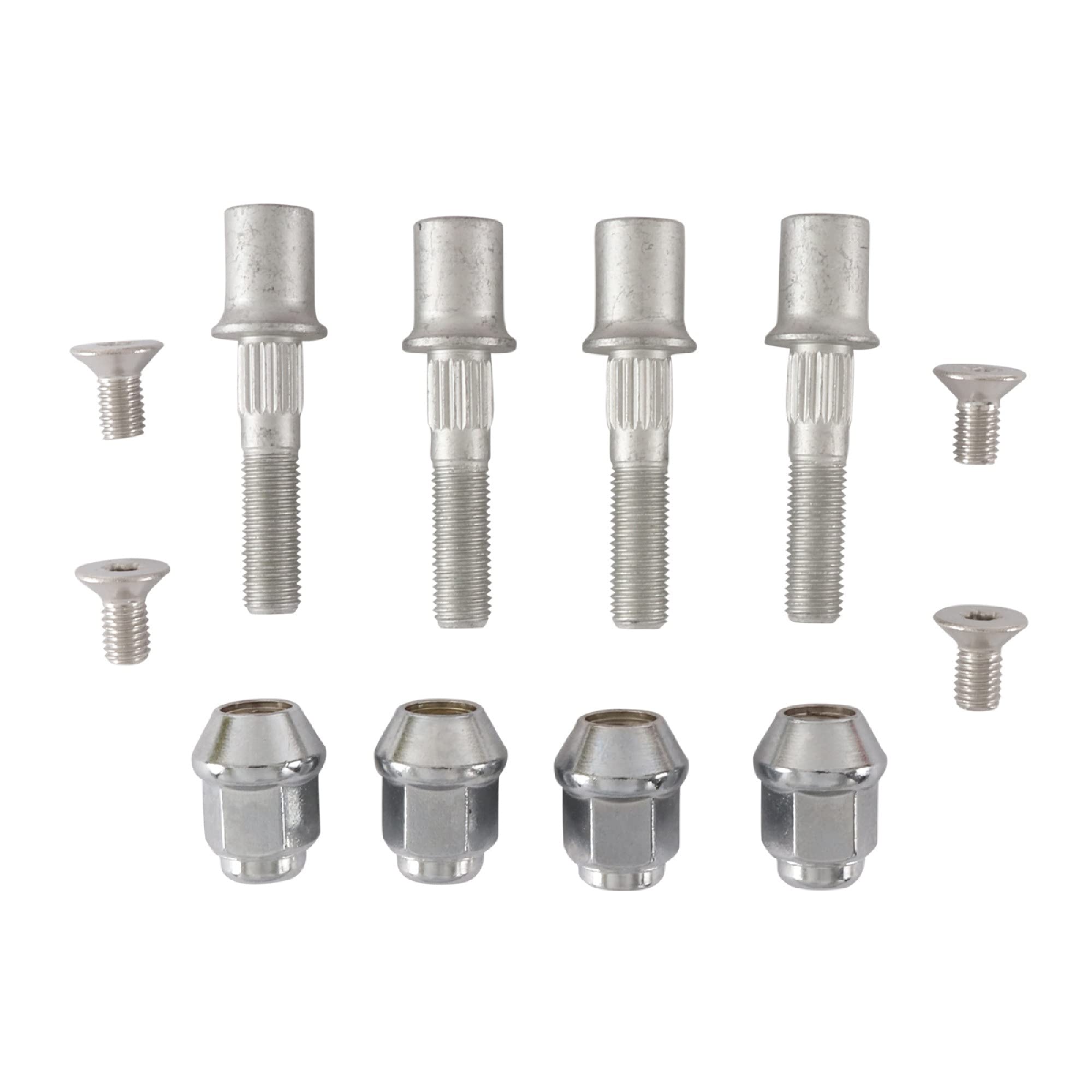 All Balls Racing 85-1077 Wheel Stud and Nut Kit (1 Pack) - High-Quality Replacement for Motorcycle & ATV Wheels - Perfect for Off-Road, Racing & Maintenance Upgrades