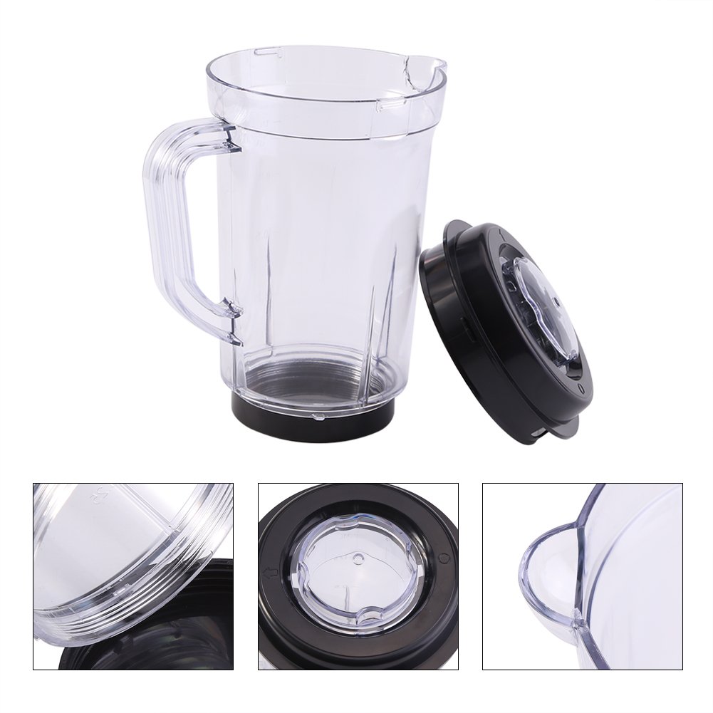 Qiilu 1000ml Juicer Blender Pitcher Replacement - BPA-Free Plastic Pitcher for Smoothies, Juices & Milkshakes - Compatible with Magic Bullet & NutriBullet Blenders - Perfect for Kitchen, Gym & Healthy Lifestyle