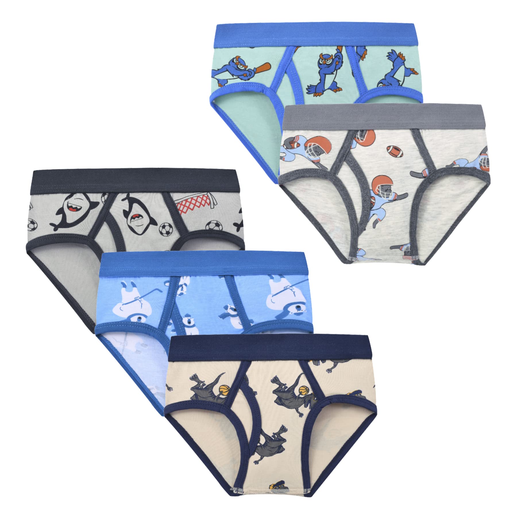 **Soft Cotton Boys' Underwear Multipack - Breathable & Comfortable Briefs for Kids - Perfect for School, Play & Everyday Wear**