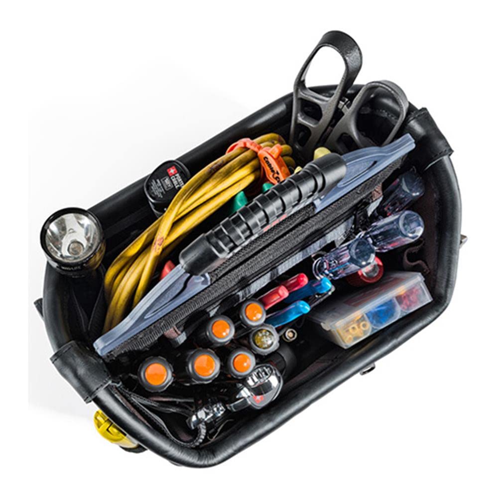 Veto Pro Pac OT-LC Heavy Duty Open Top Tool Bag for Electricians, Mechanics & Contractors - Durable Work Tool Organizer with Multiple Pockets for Job Site & Workshop Use